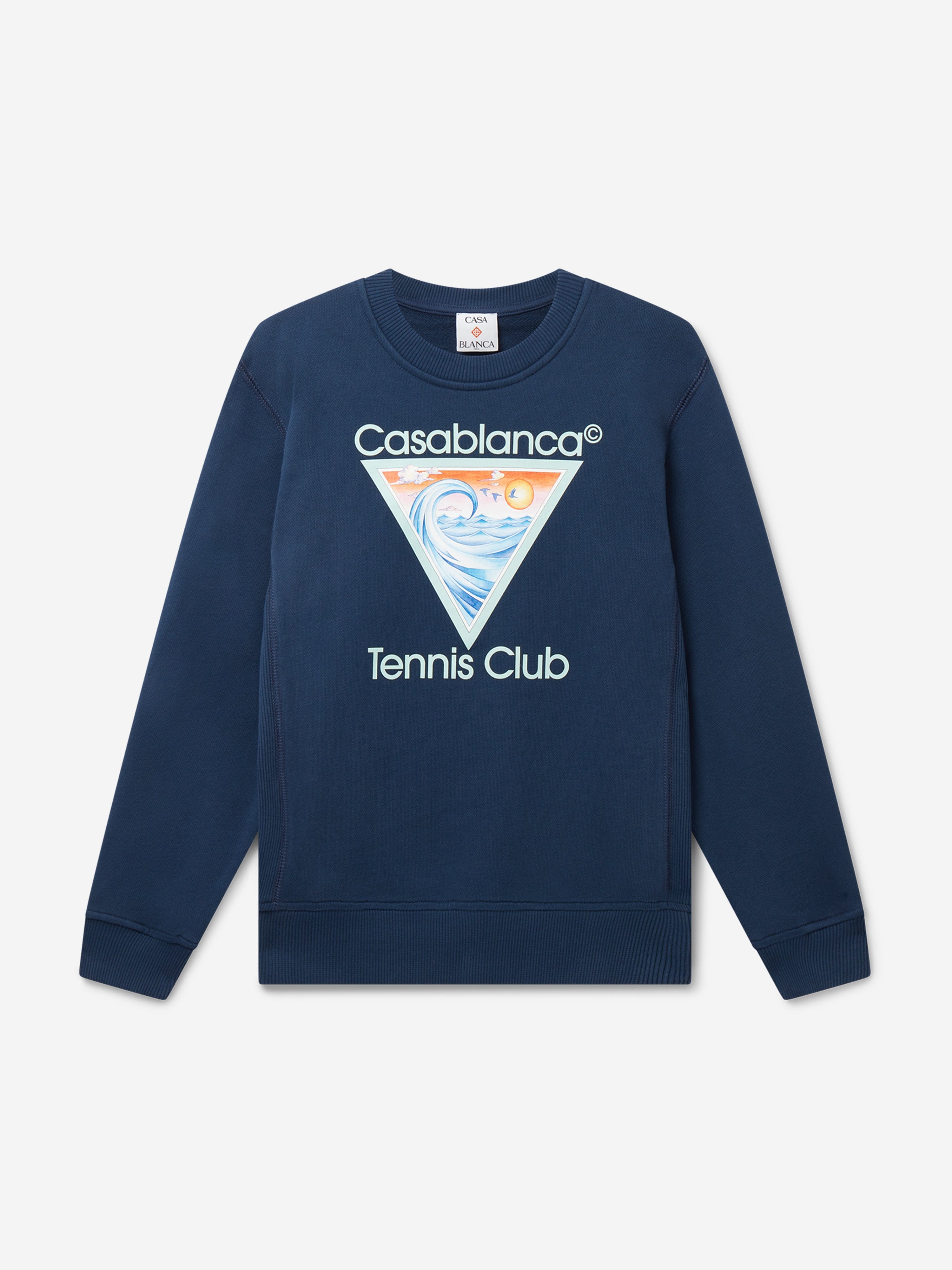 Kids Tennis Club Icon Sweatshirt in Blue Shop Offer For Sale