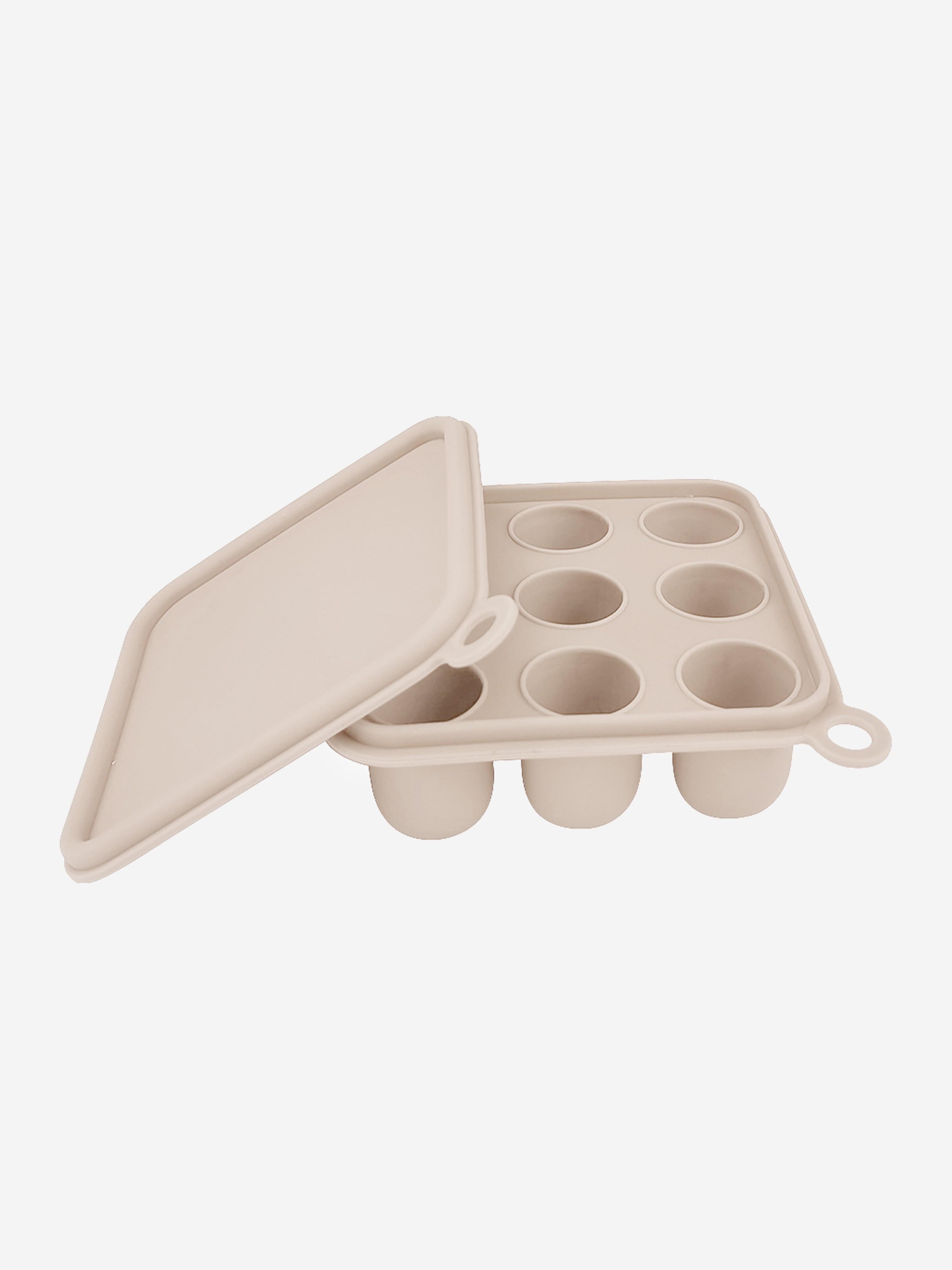 Bloom Bambini Silicone Baby Freezer Cube Trays with Cover in Brown Shop For