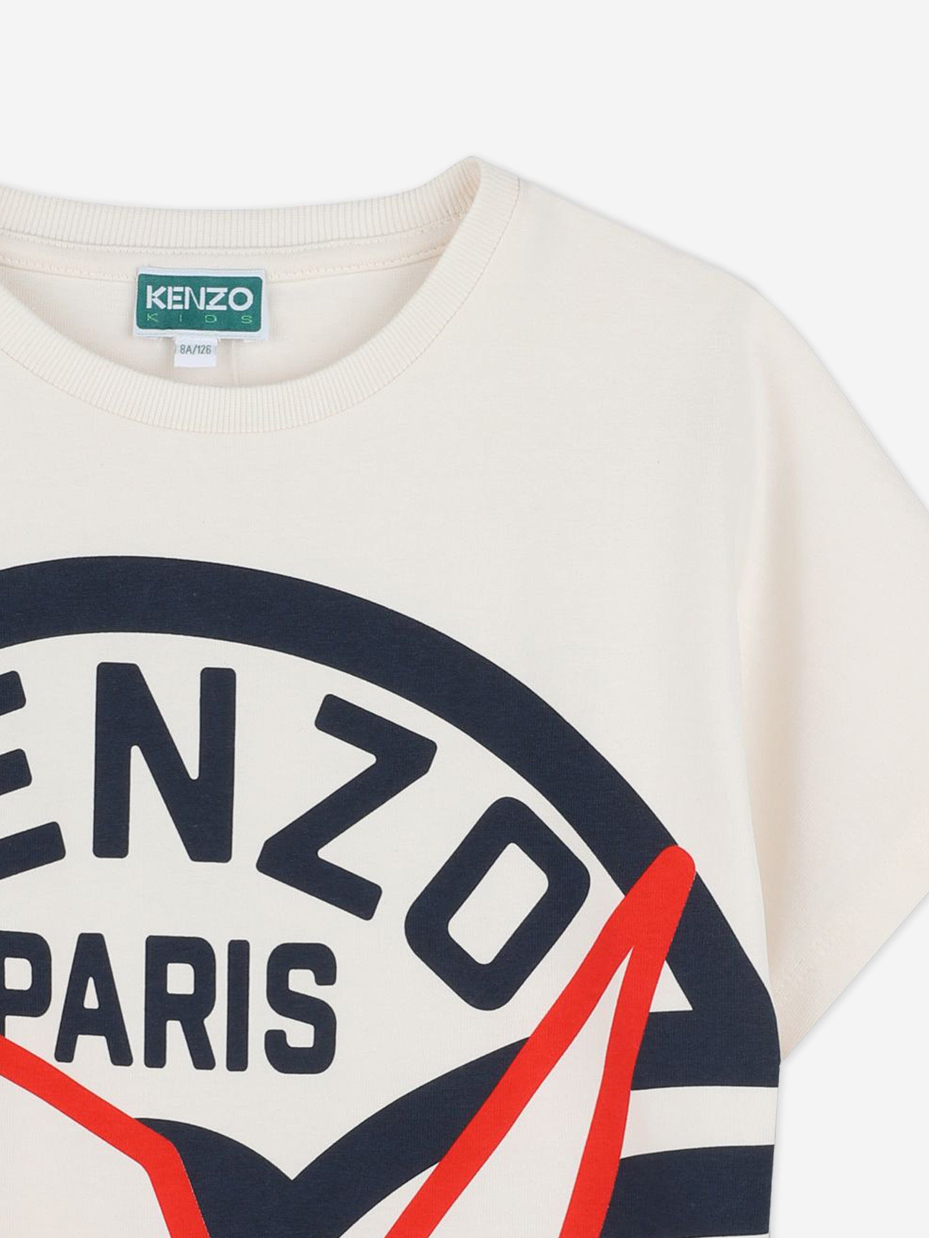 Kids Logo T-Shirt in Ivory Find Great For Sale
