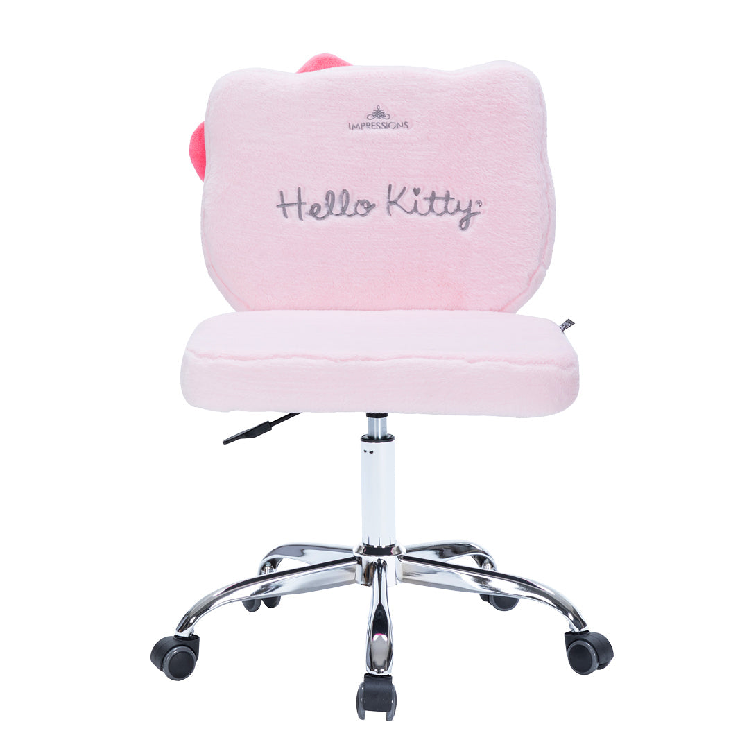 Hello Kitty x Impressions Vanity Teddy Fur Swivel Chair Discount Best Store To Get