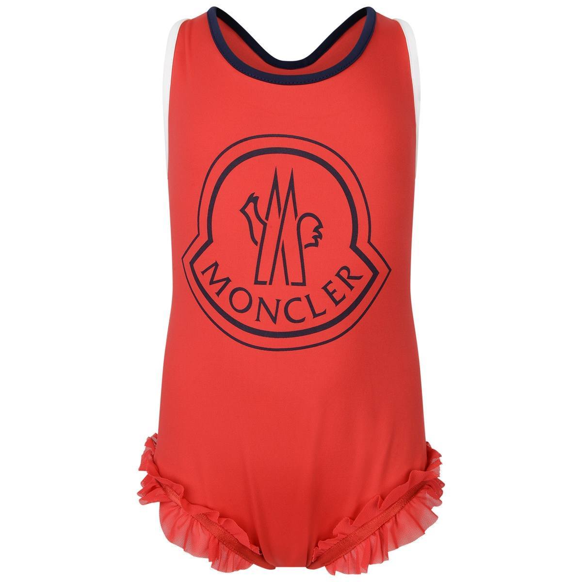 Moncler Enfant Girls Logo Swimsuit Big Discount For Sale