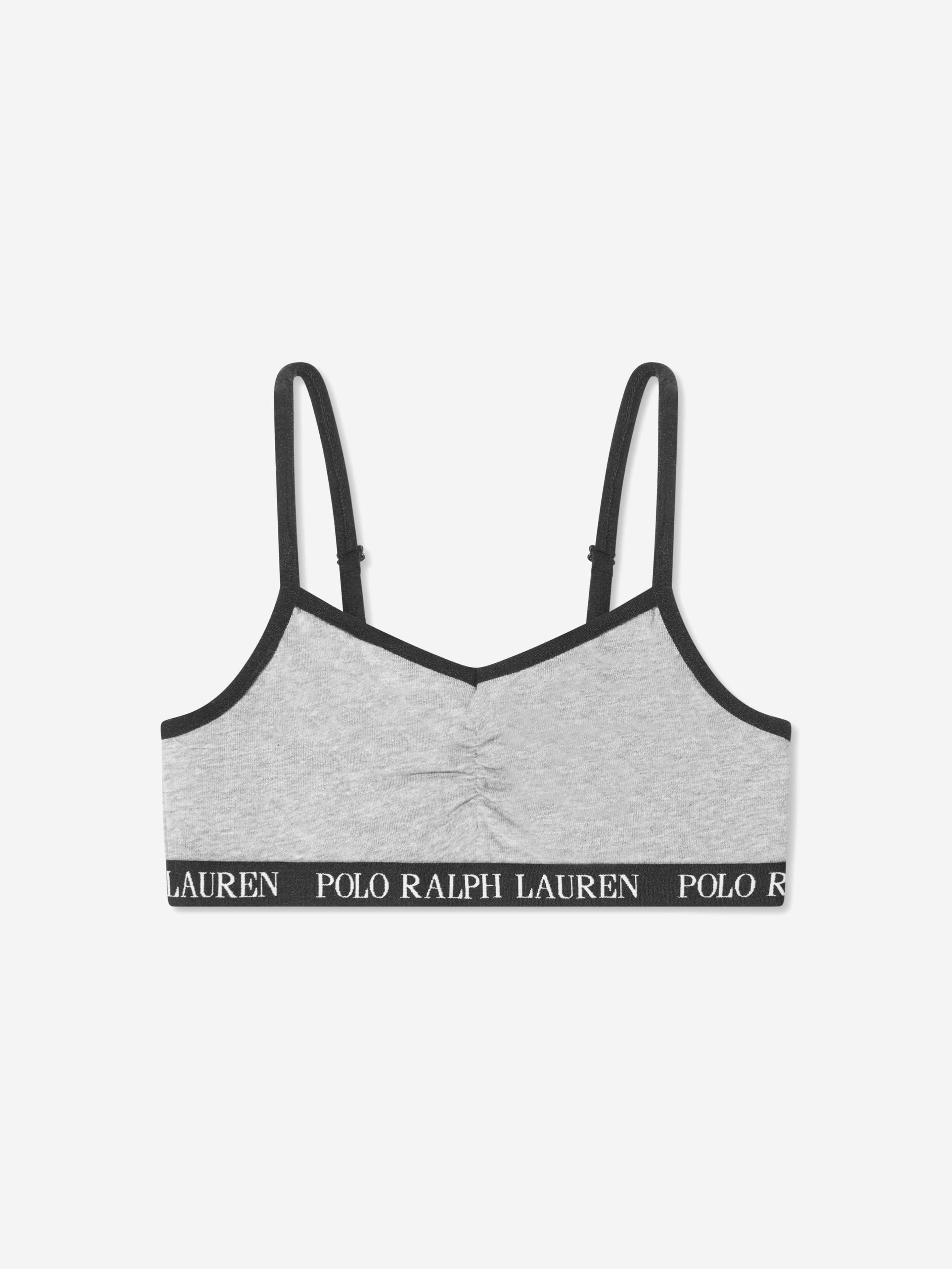 Ralph Lauren Girls 2 Pack Bralette Set in Black Shop Sale Online