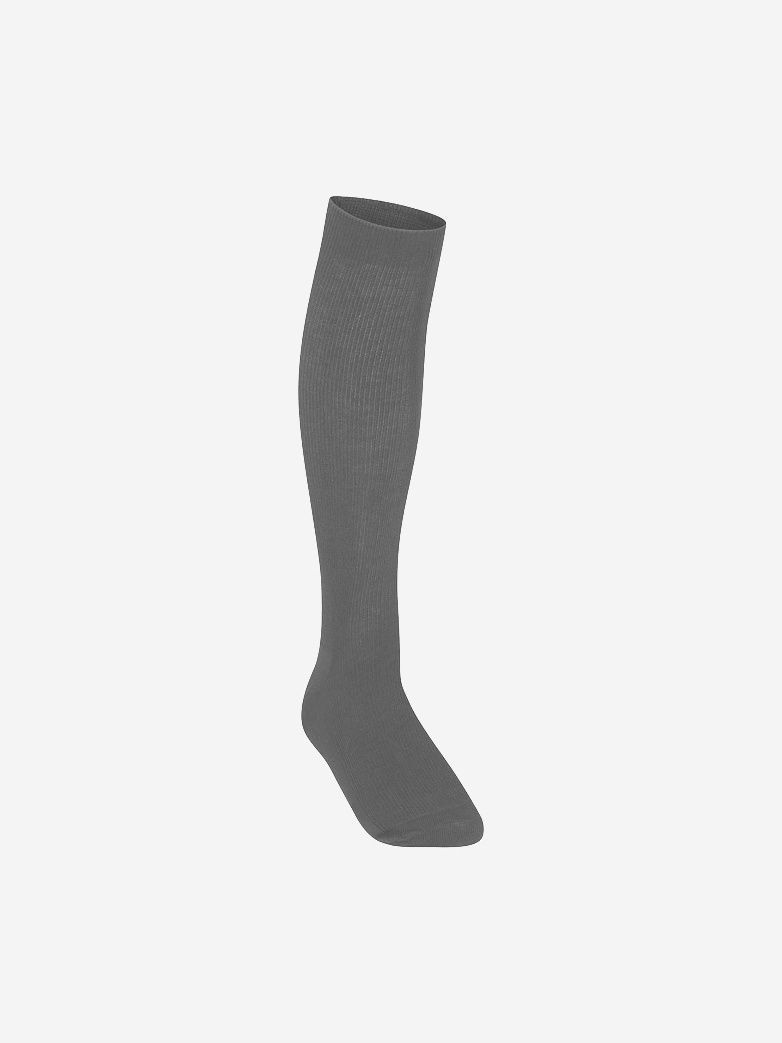 Zeco Girls School Knee High Socks (3 Pack) in Grey Cheap Sale Newest