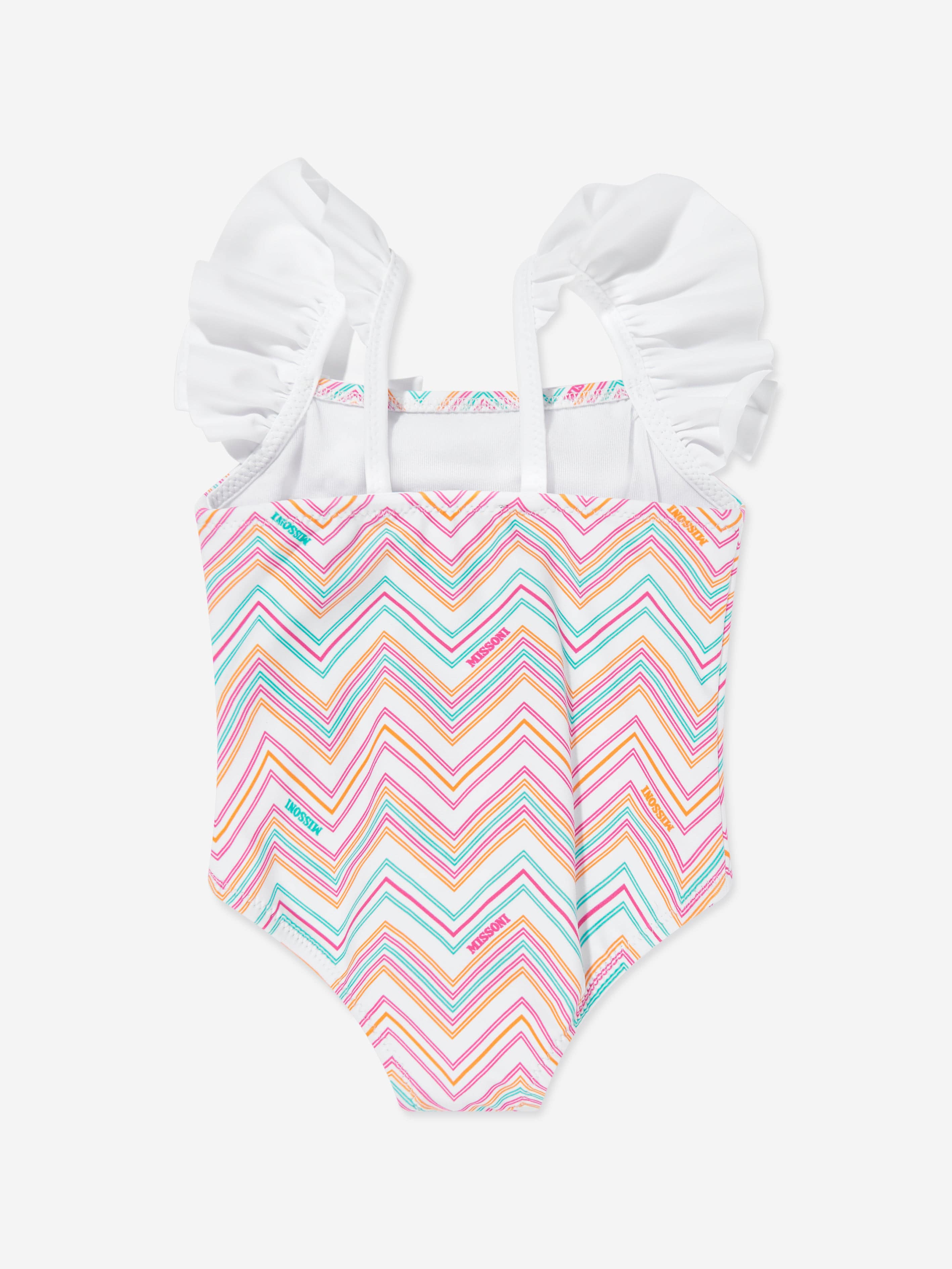 Baby Girls Zigzag Swimsuit in Multicolour Buy Cheap Free Shipping