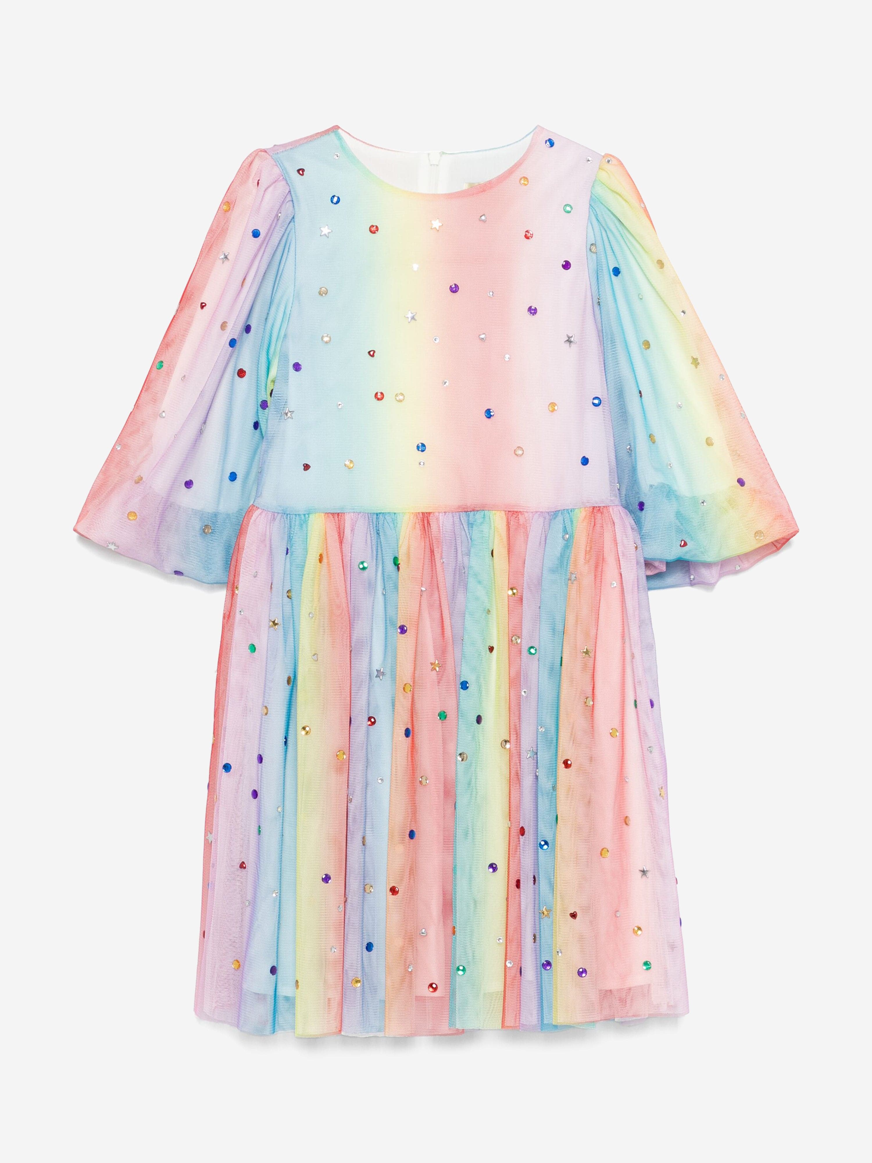 Stella McCartney Girls Rainbow Dress in Multicolour Amazon Sale Online
