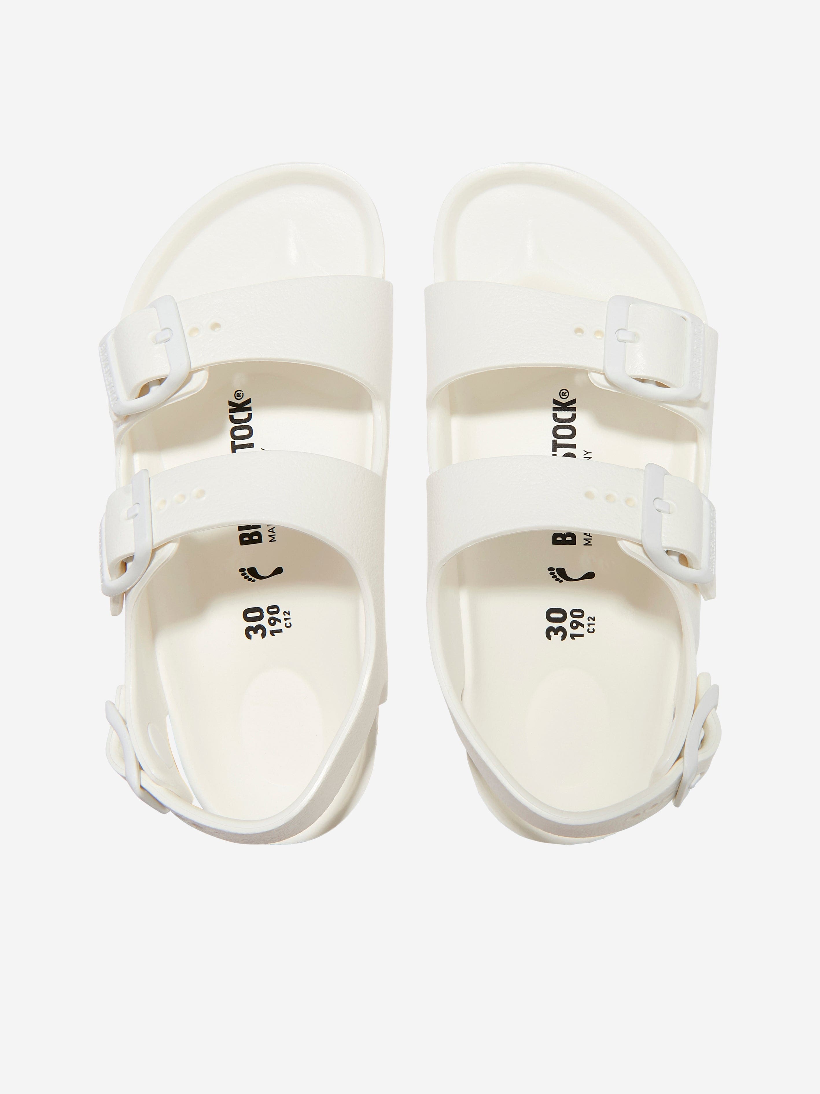 BIRKENSTOCK Kids Milano Eva Sandals in White Get To Buy Cheap Online
