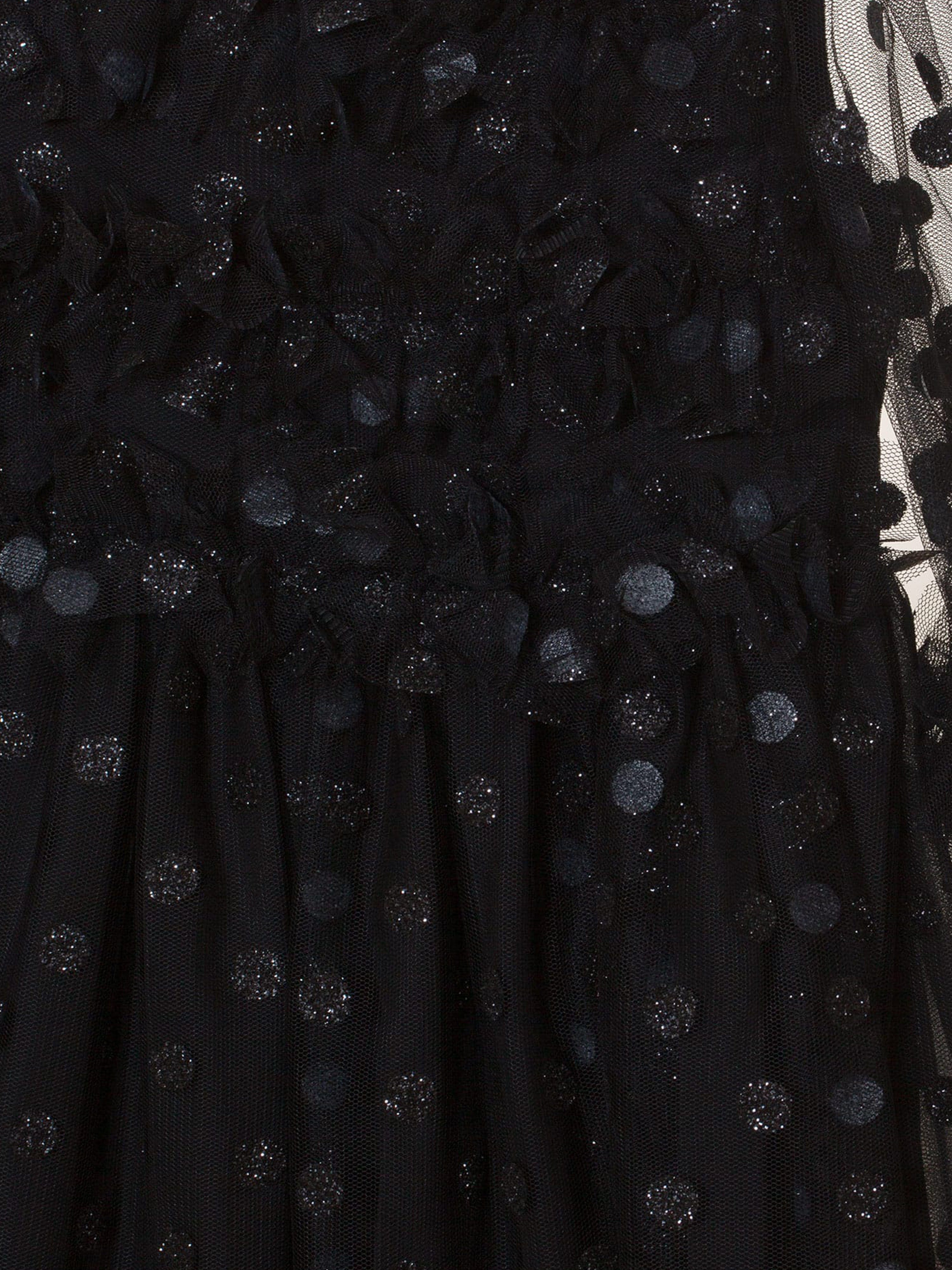 Patachou Girls Tulle Dress in Black Free Shipping Order