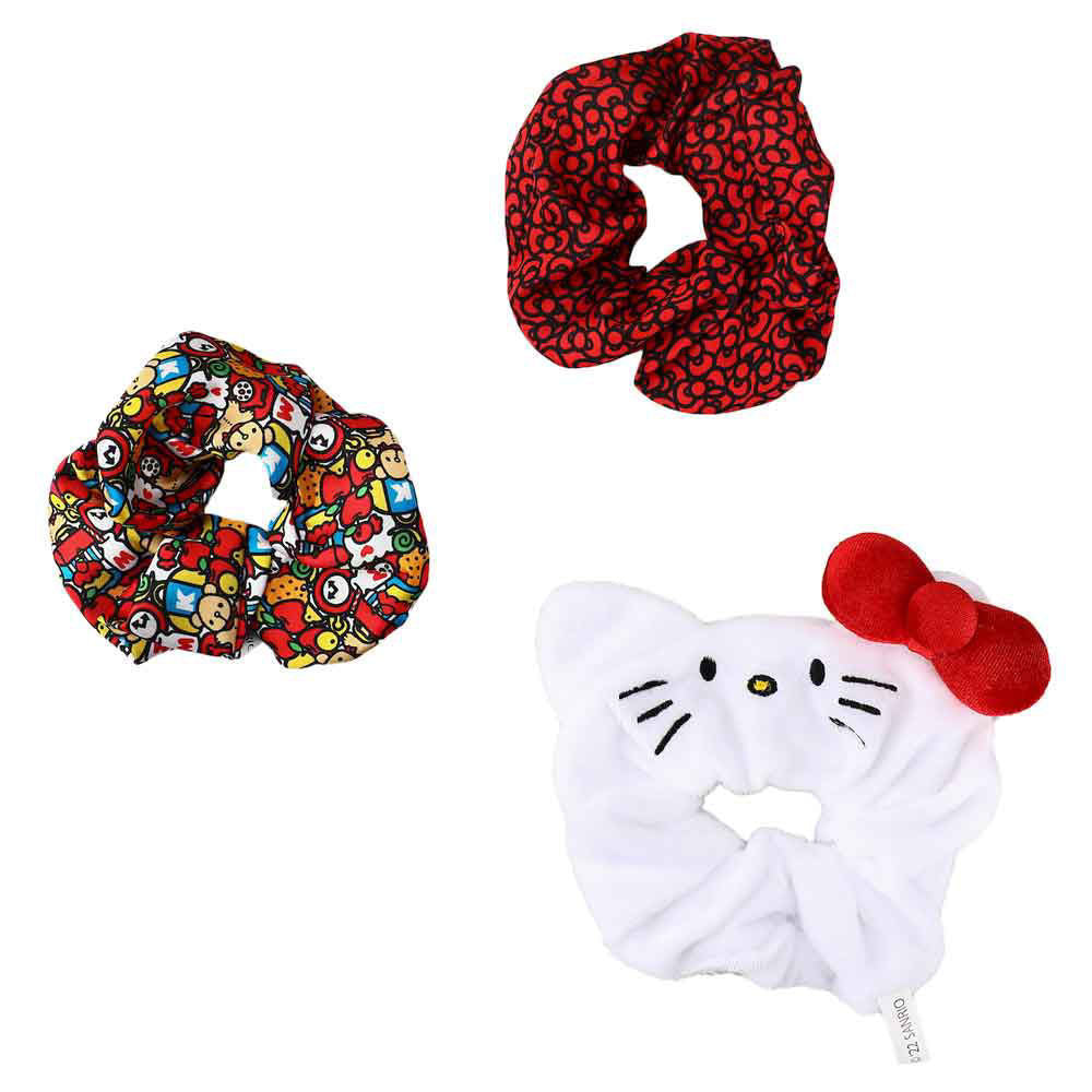 Hello Kitty 3-Piece Scrunchie Set Cheap Sale Best Wholesale