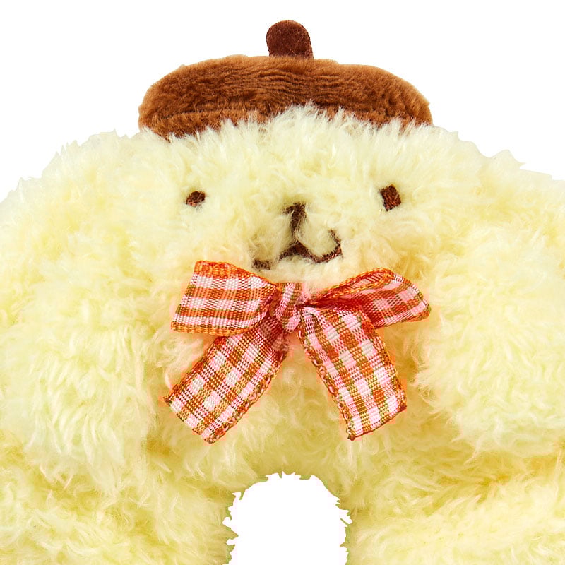 Pompompurin Cozy Plush Scrunchie (Gingham Bow) Marketable Cheap Pice