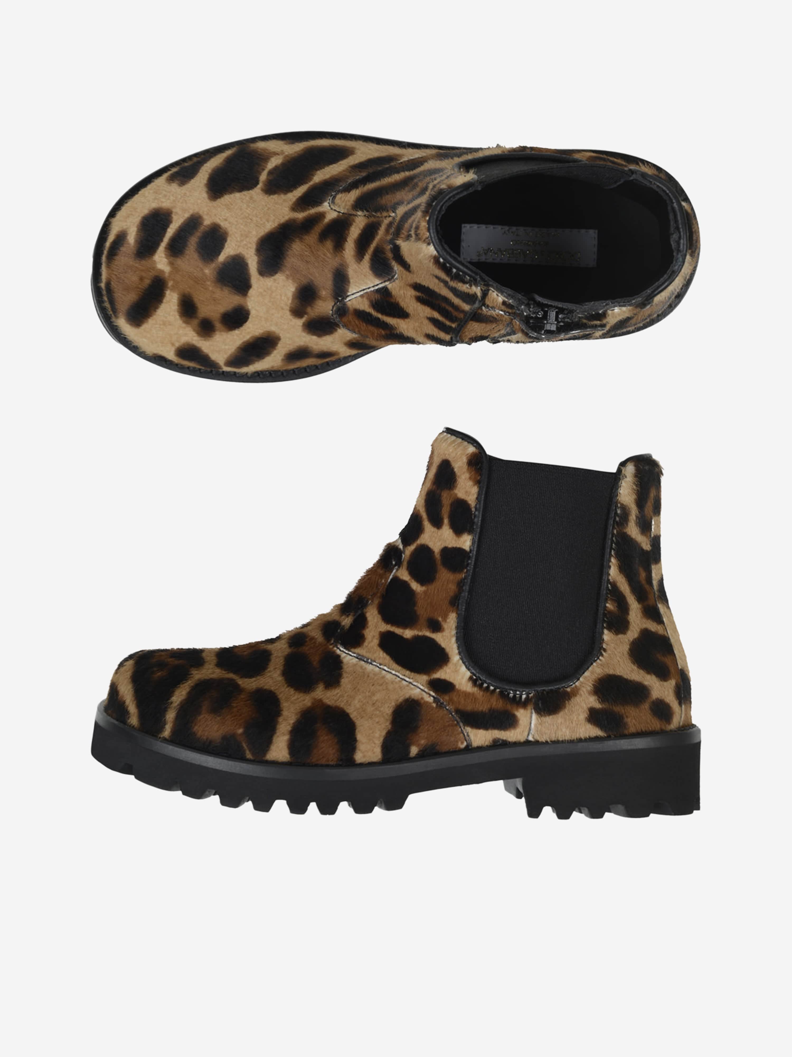 Dolce & Gabbana Girls Leopard Boots Cheap Sale 100% Authentic