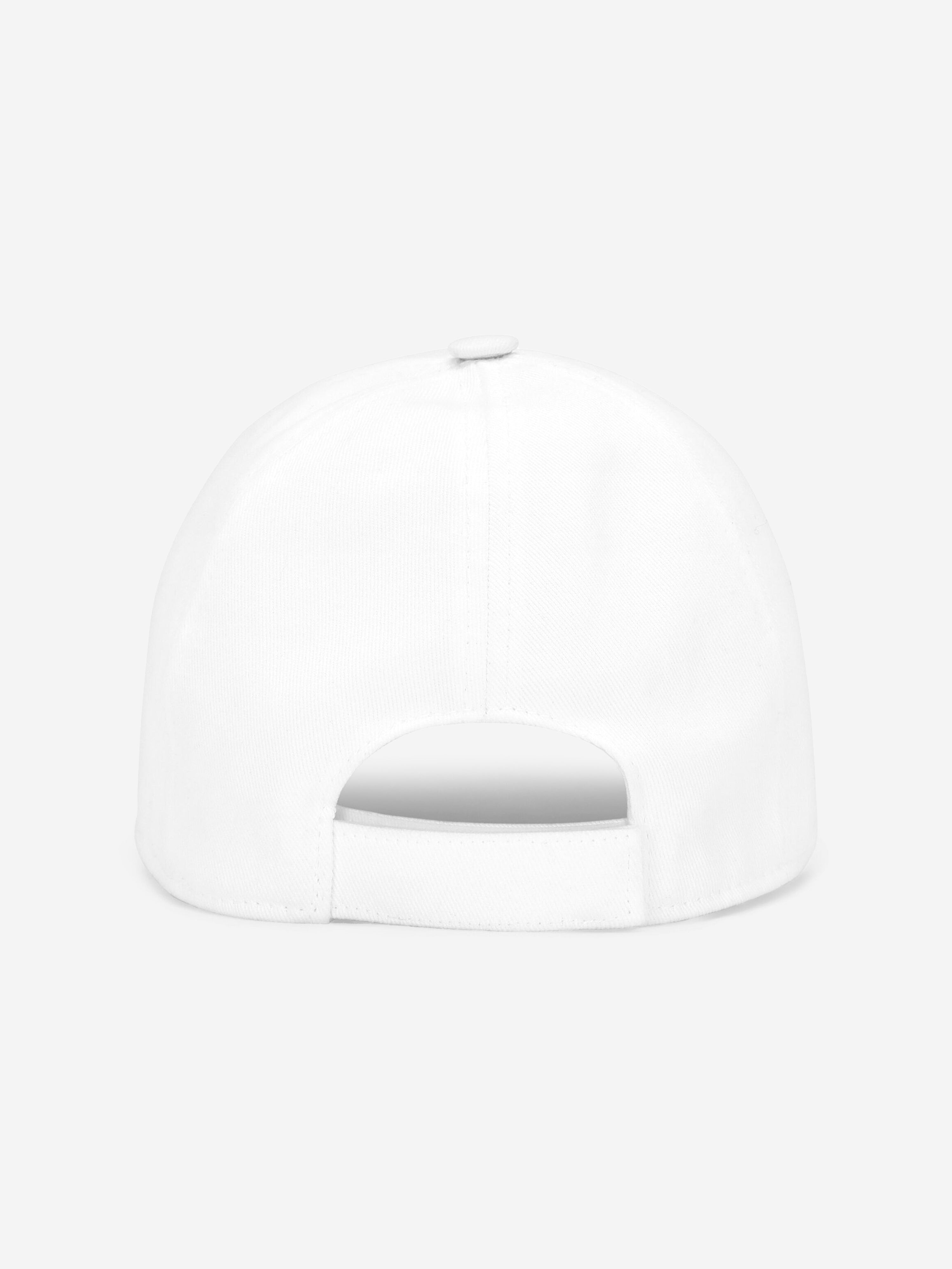 Dolce & Gabbana Girls Logo Cap in White Clearance Best Place