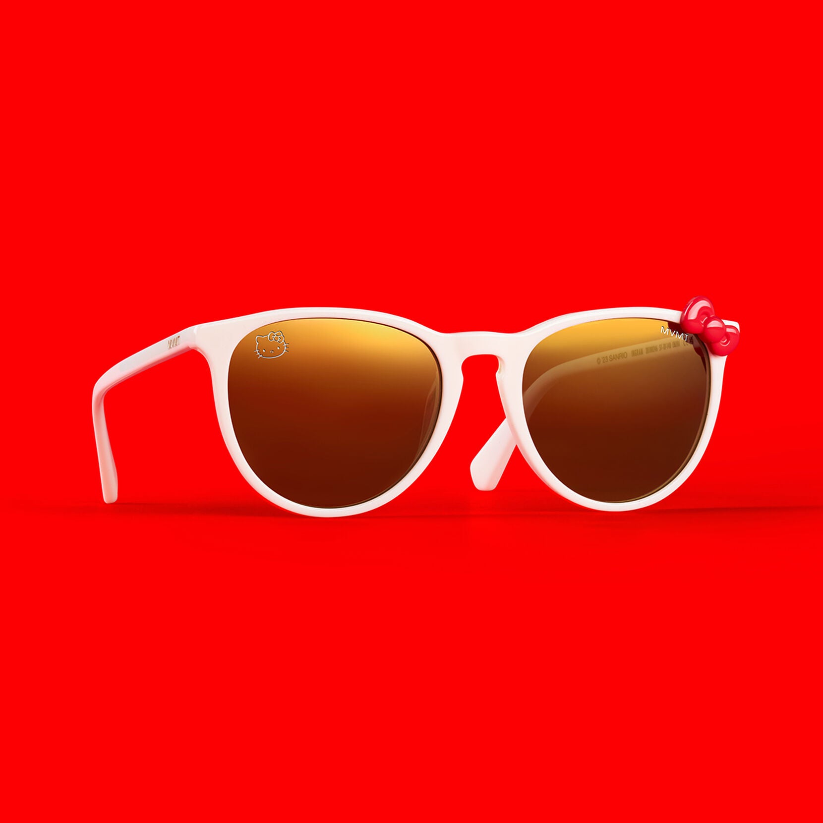 Hello Kitty x MVMT Ingram Sunglasses (Glossy White) Outlet Classic
