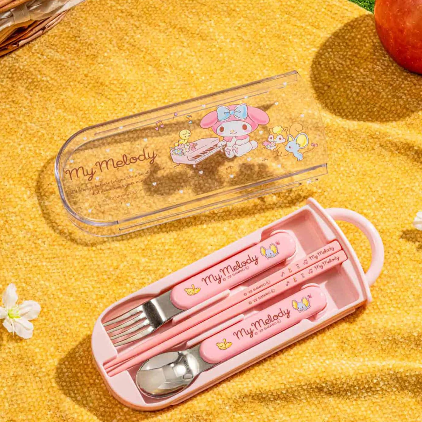 My Melody Utensil Set Trio Free Shipping Get Authentic