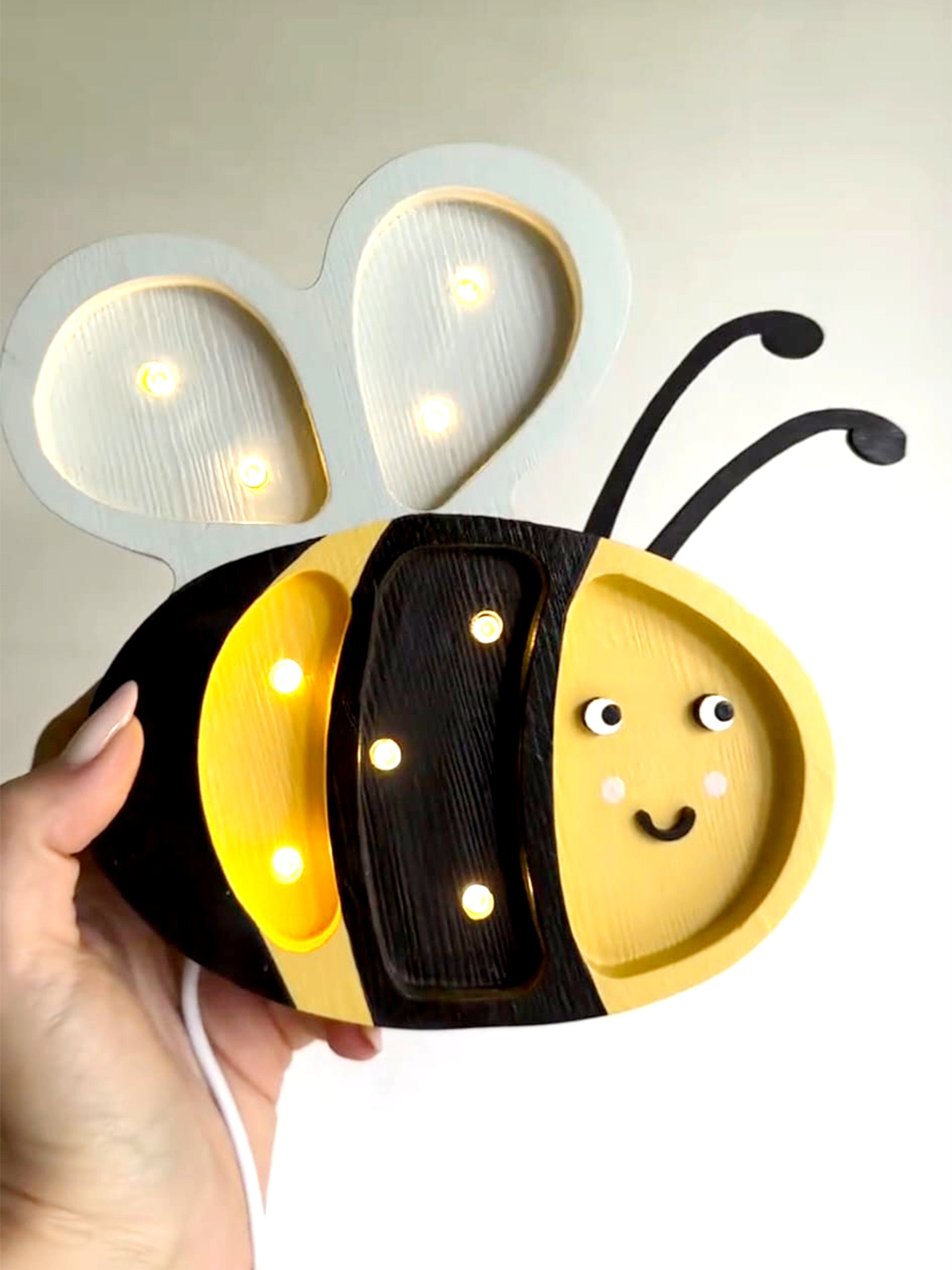 Little Lights Happy Bee Lamp in Yellow (16x18.5x5.5 cm) Release Dates