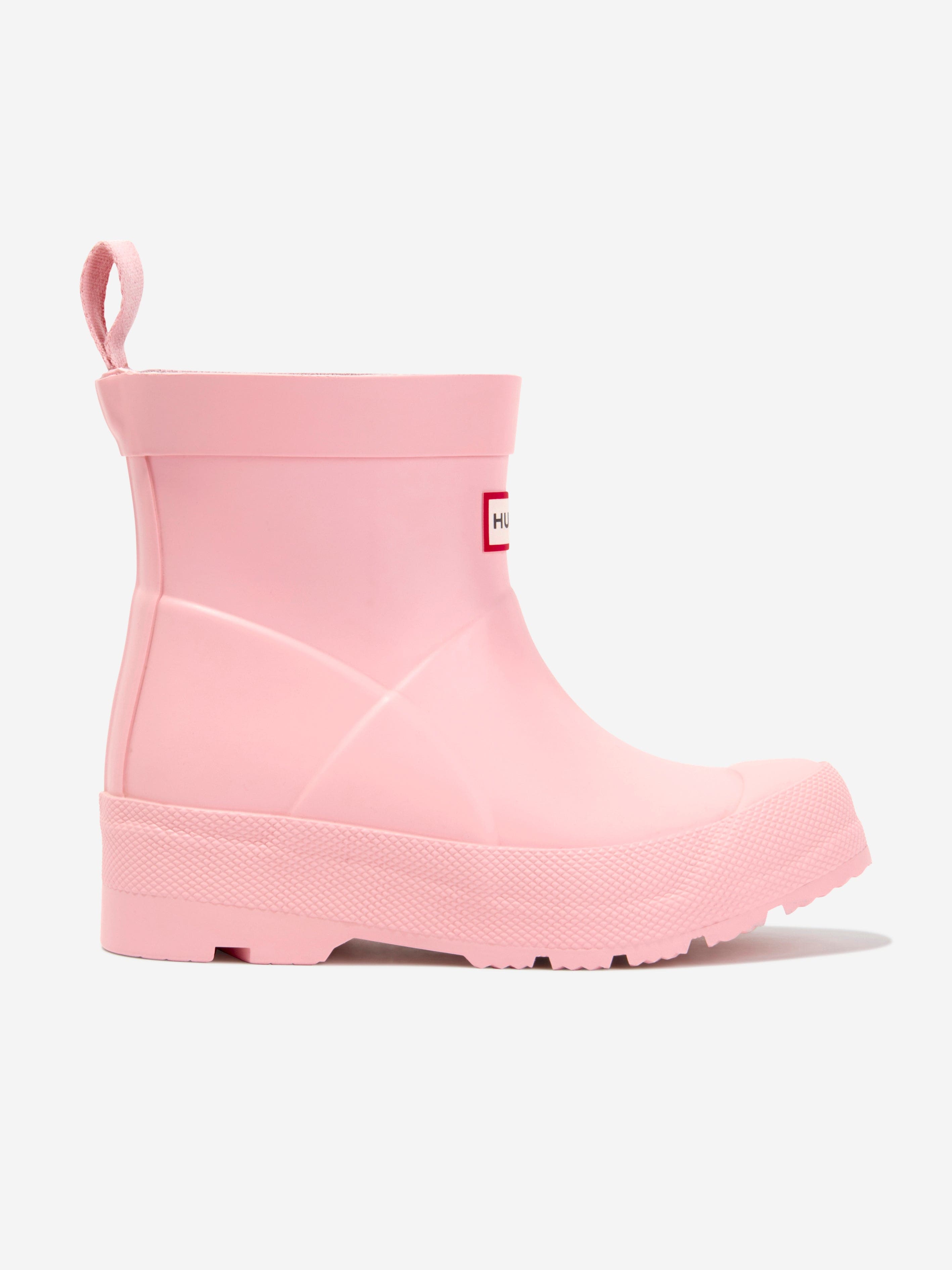 Hunter Girls Play Wellington Boots in Pink Outlet Footlocker Finishline