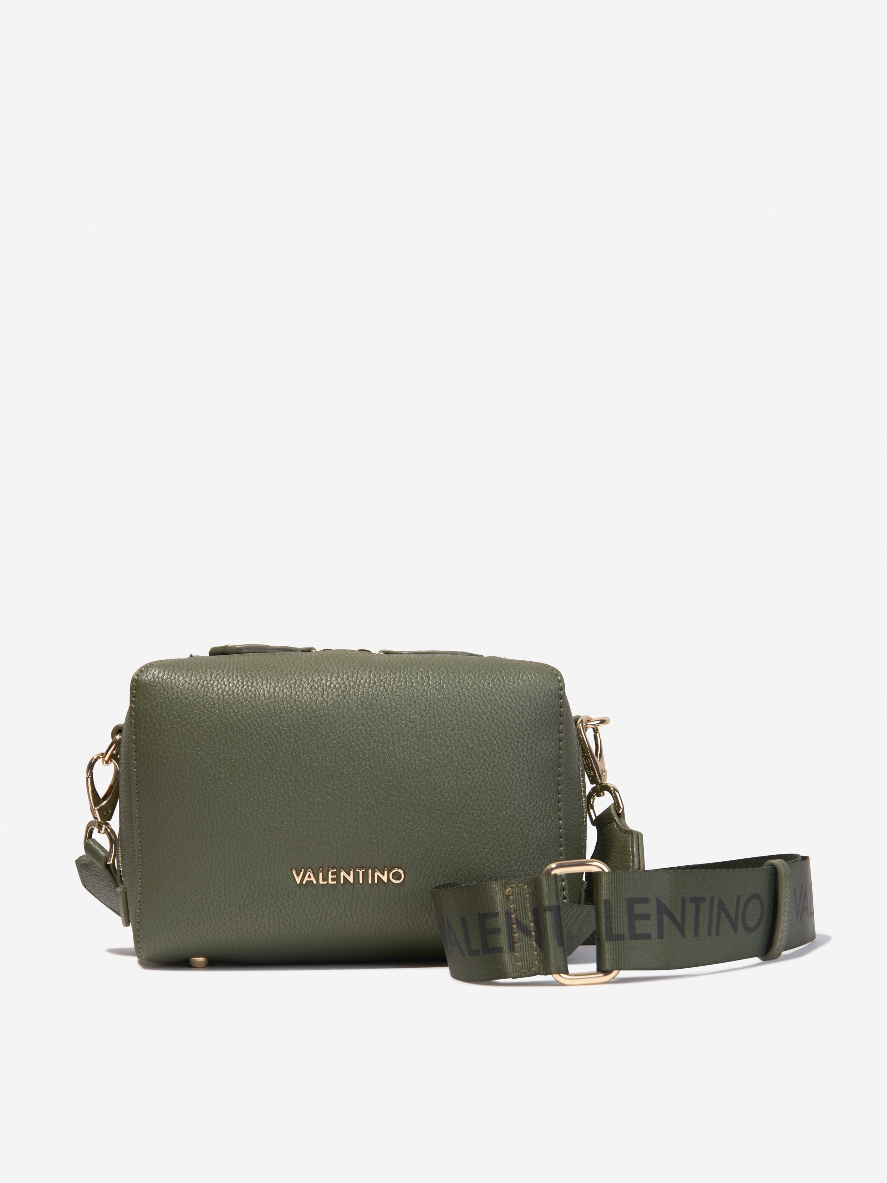Valentino Girls Pattie Camera Bag in Green (W: 19.5cm) Free Shipping Shop