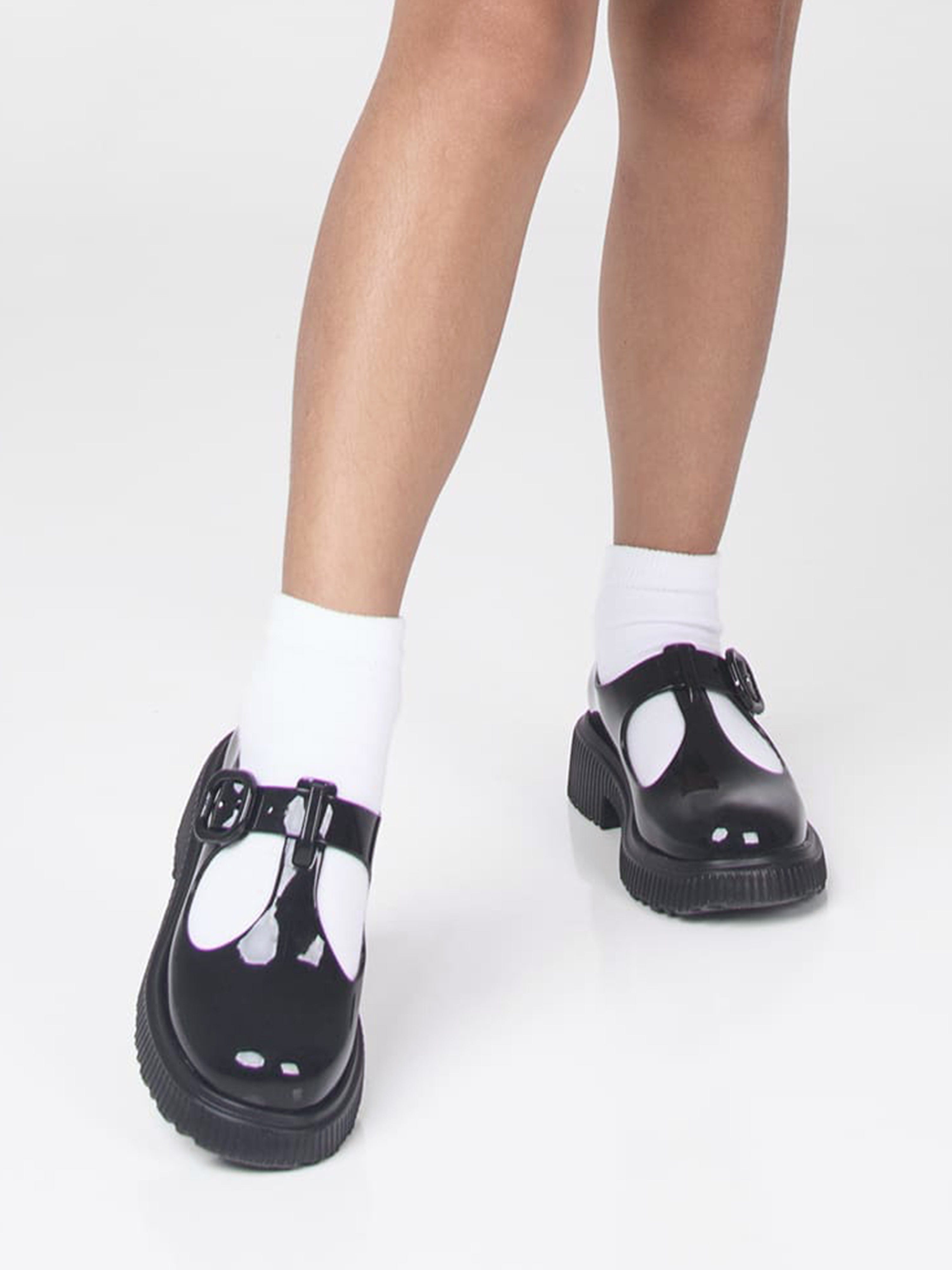 Mini Melissa Girls Jackie T-Bar Jelly Shoes in Black Sale Amazing Pice