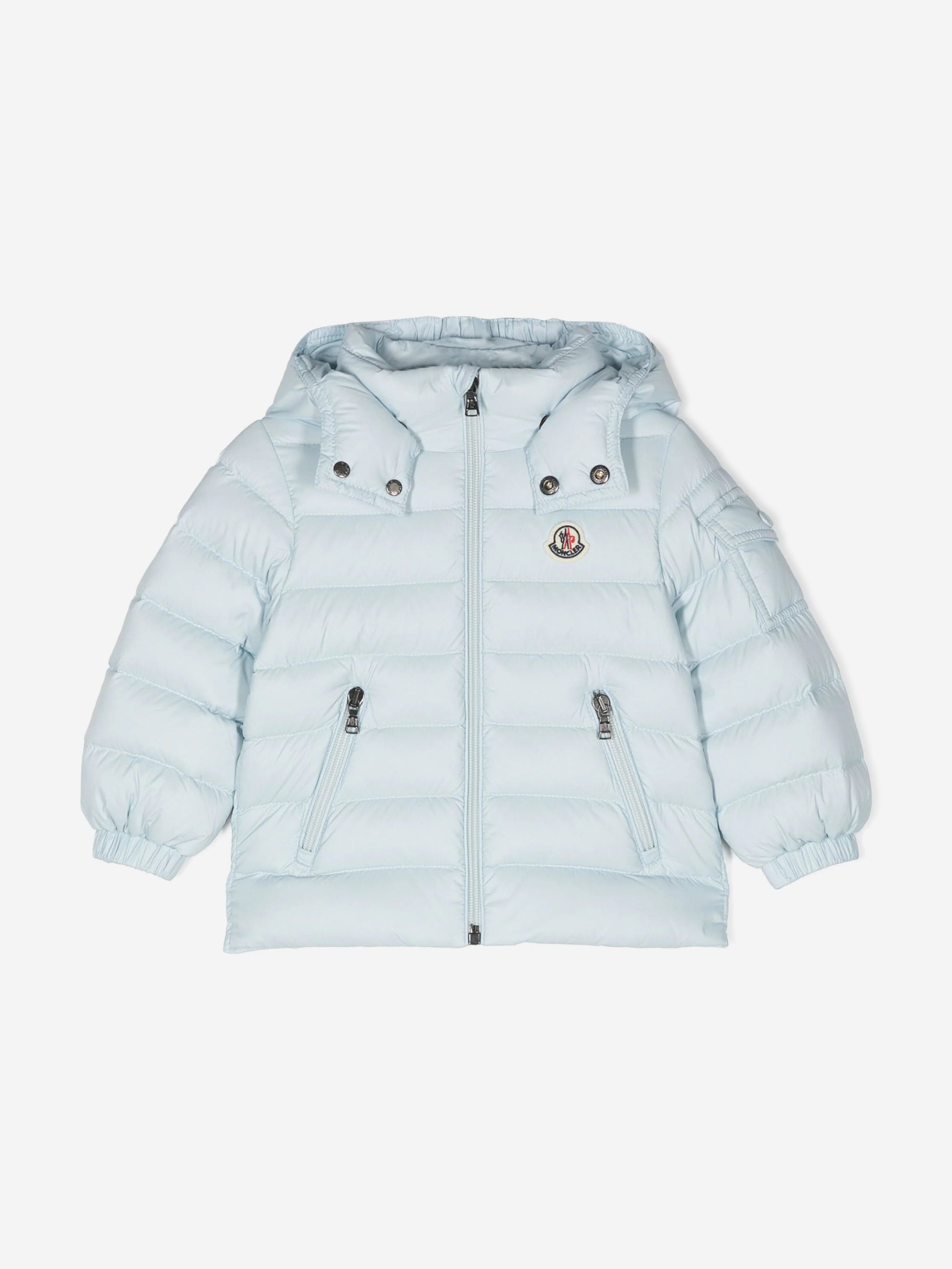 Moncler Enfant Baby Down Padded Jules Jacket in Blue Free Shipping Eastbay
