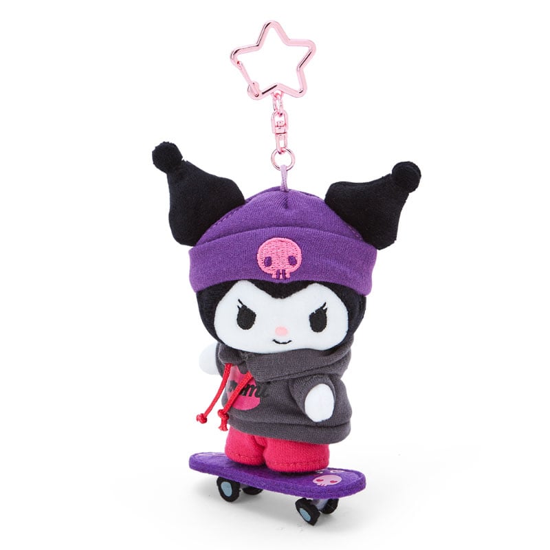 Kuromi Plush Mascot Keychain (Sk8r Squad Series) Sale Browse