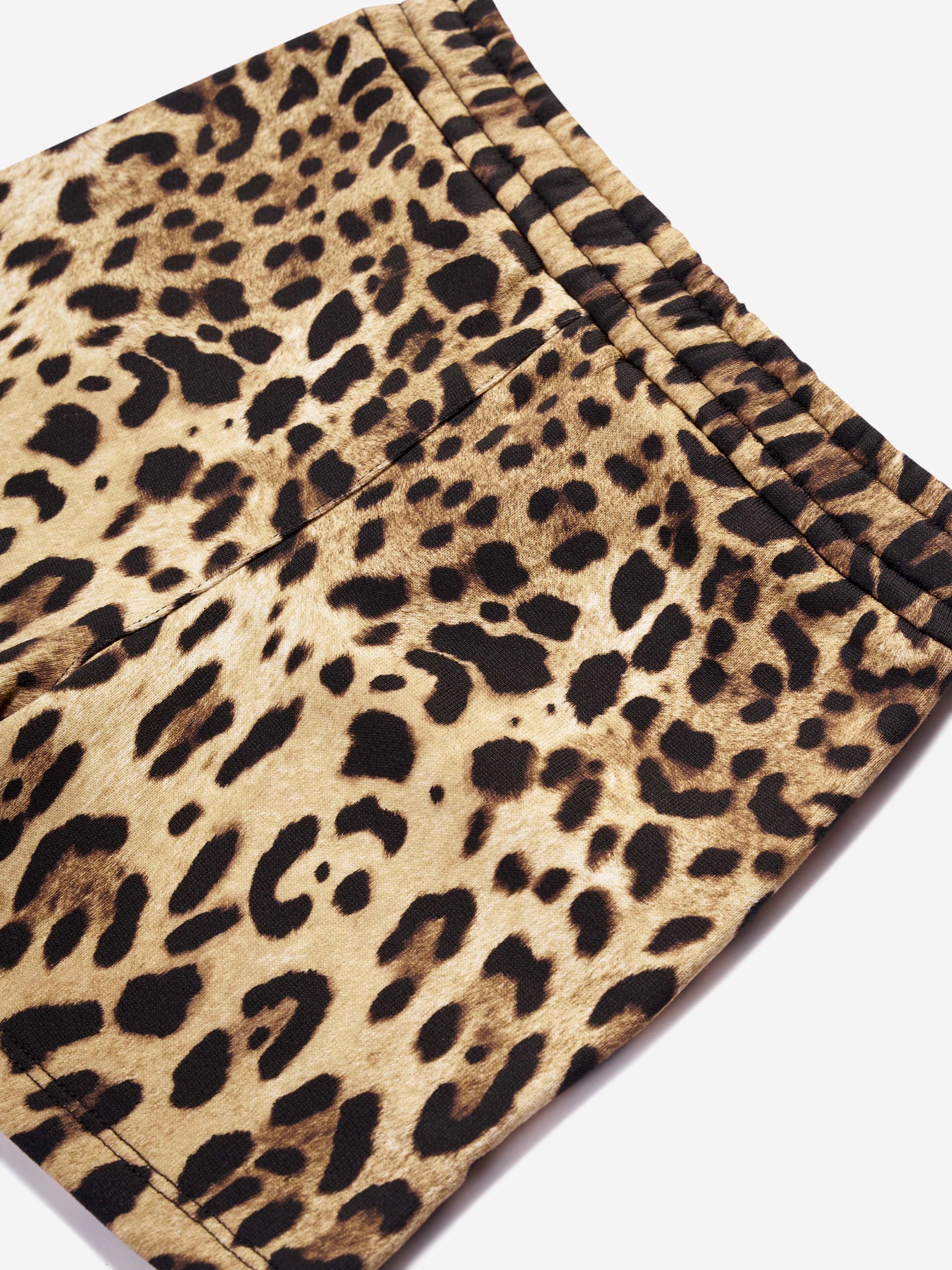 Dolce & Gabbana Baby Girls Leopard Shorts in Beige Cheap Sale Get Authentic
