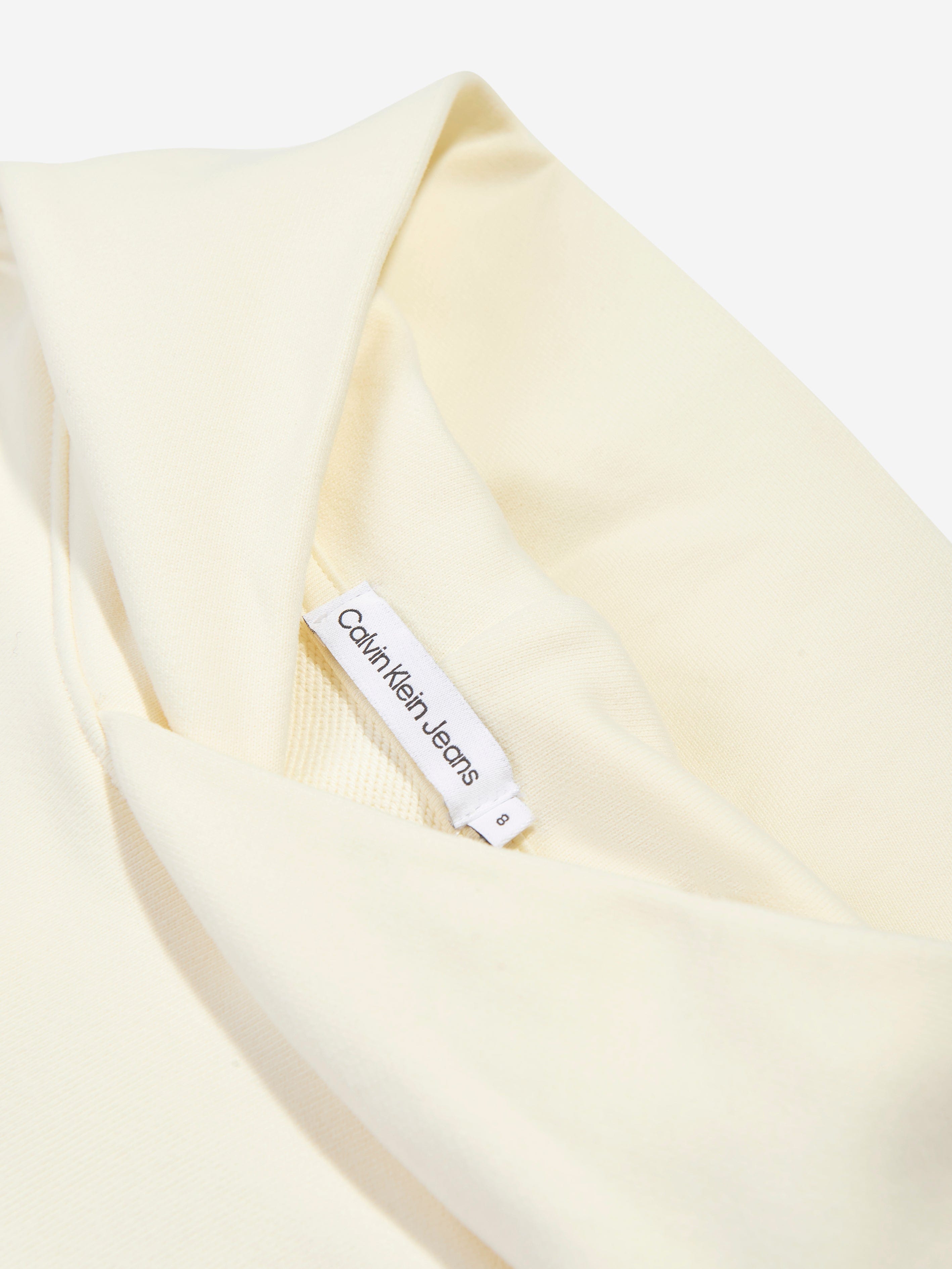 Calvin Klein Girls Monogram Embroidered Hoodie in Beige Buy Cheap Visit