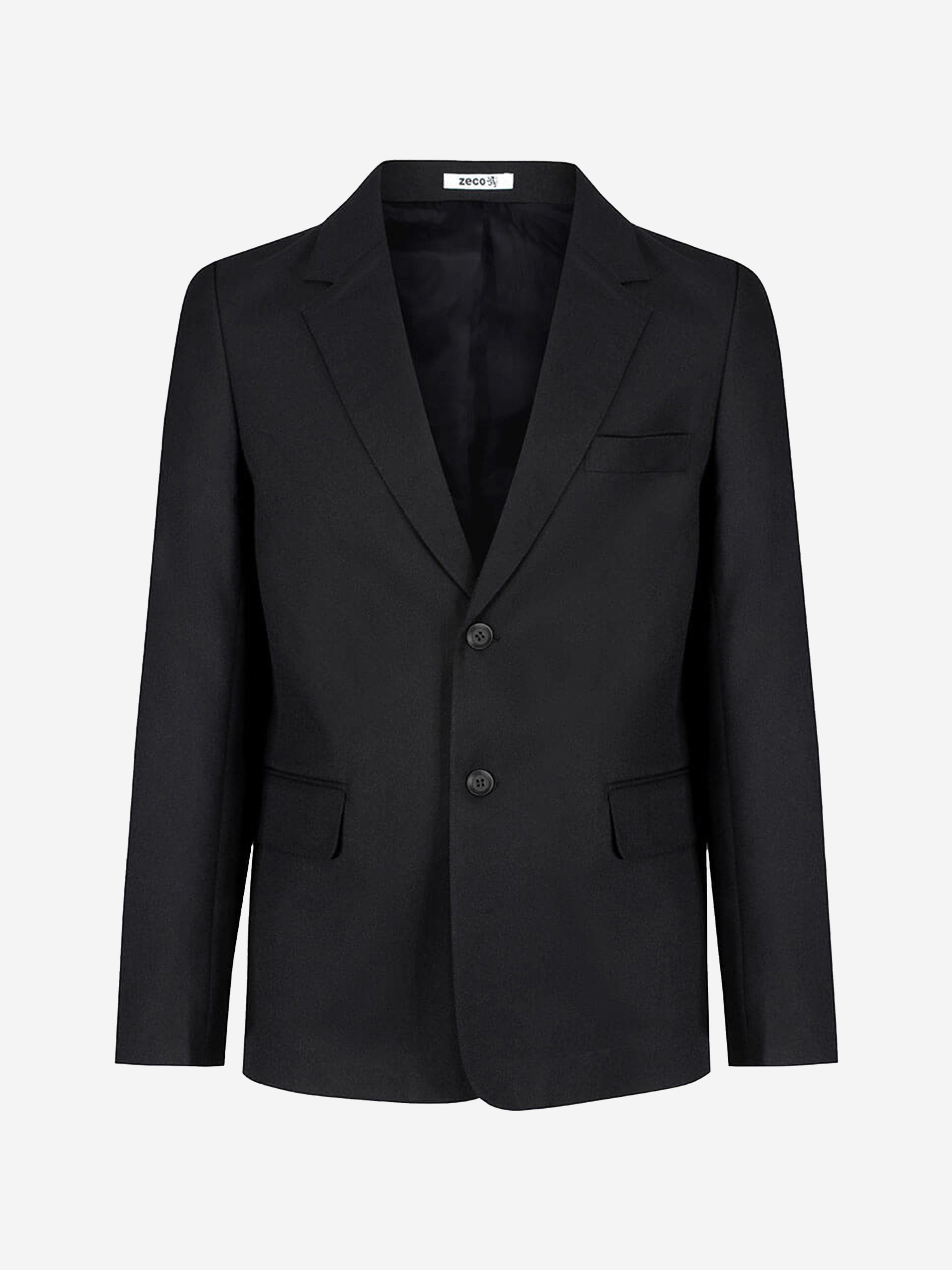 Zeco Kids School Contemporary Eco Jacket in Black Outlet Geniue Stockist