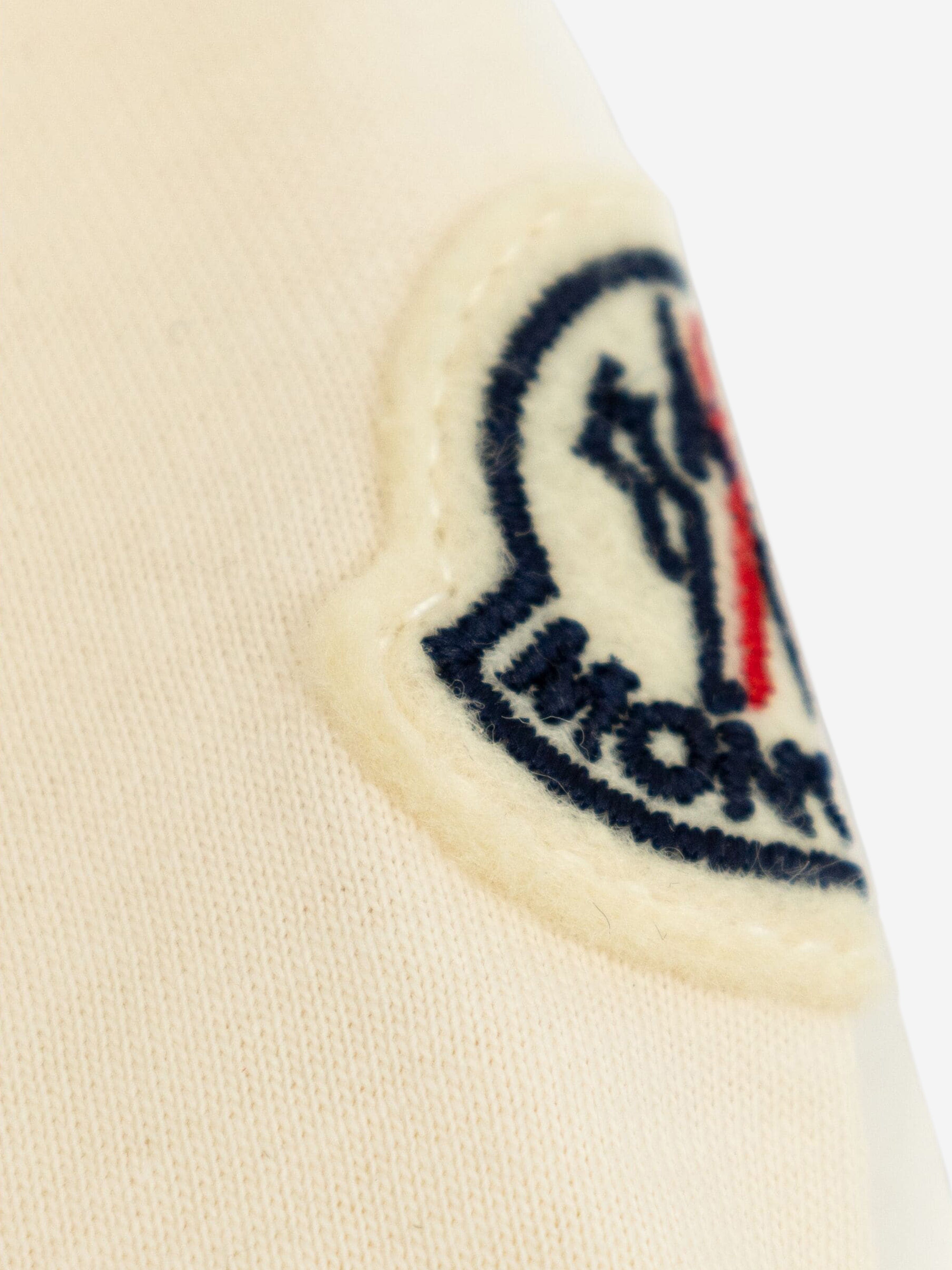 Moncler Enfant Girls Logo T-Shirt in Ivory 2025 Newest Sale Online