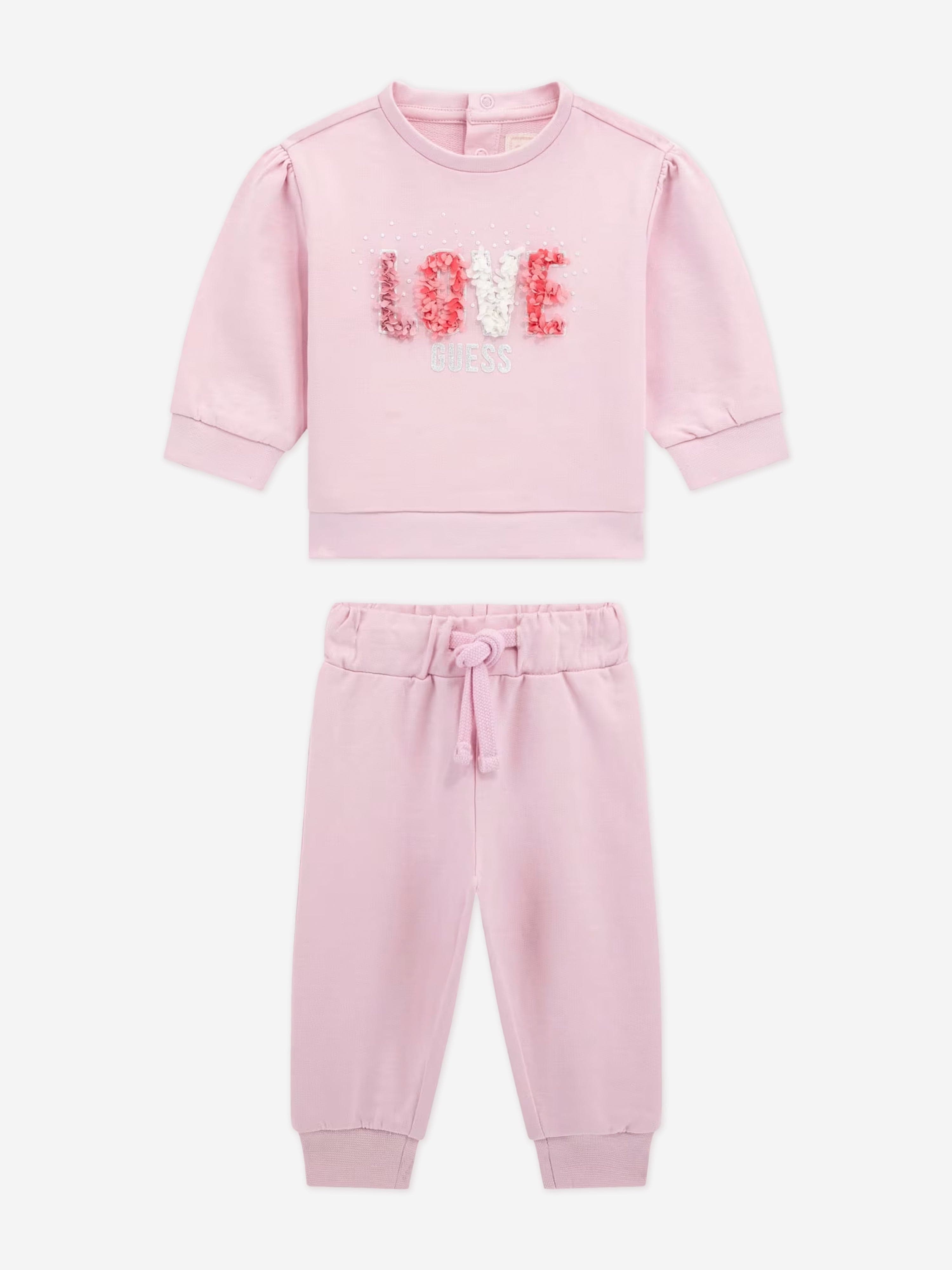 Baby Girls Love Tracksuit in Pink Pictures Cheap Pice