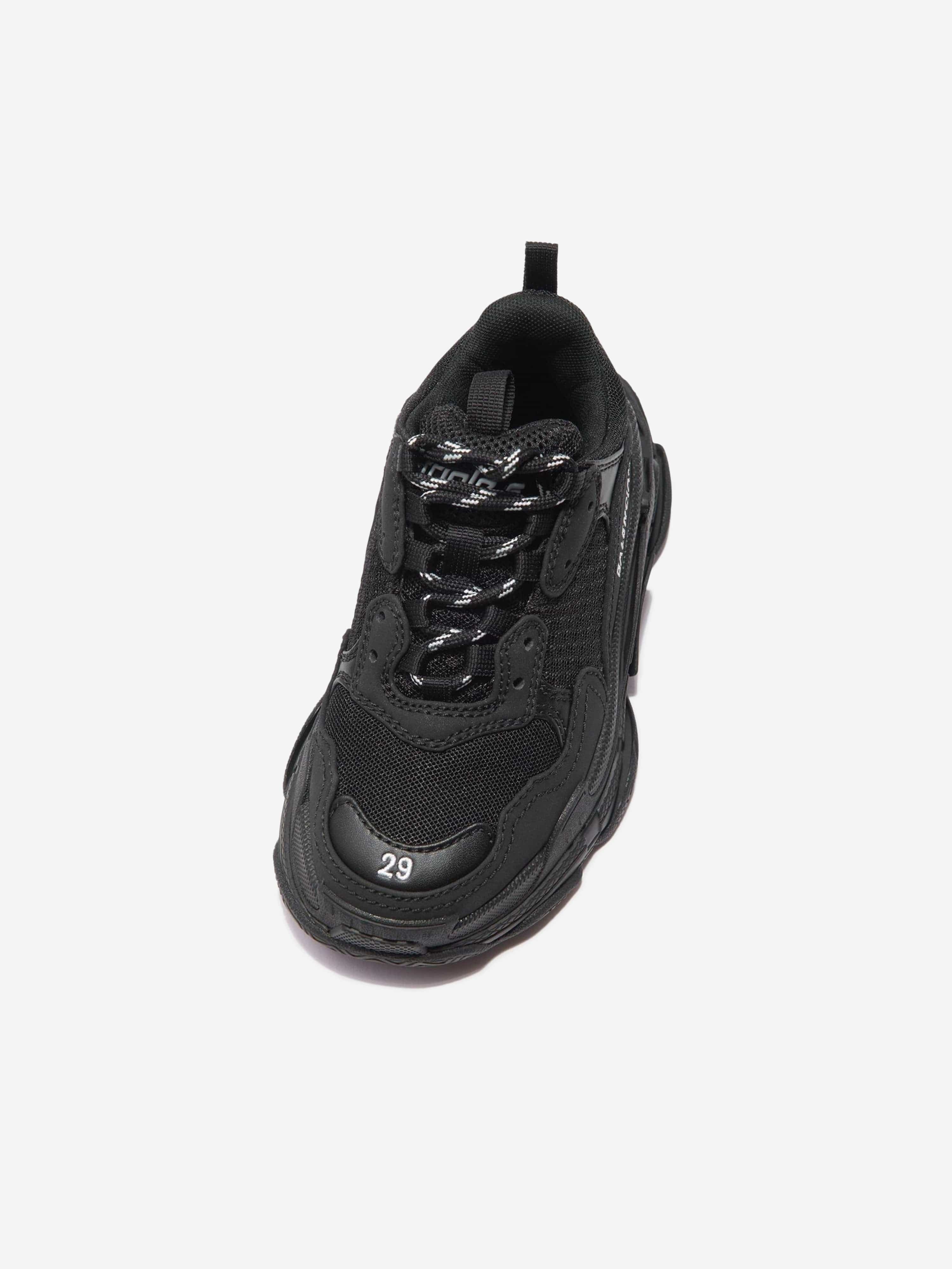 Balenciaga Kids Triple S Trainers in Black Clearance Manchester Great Sale