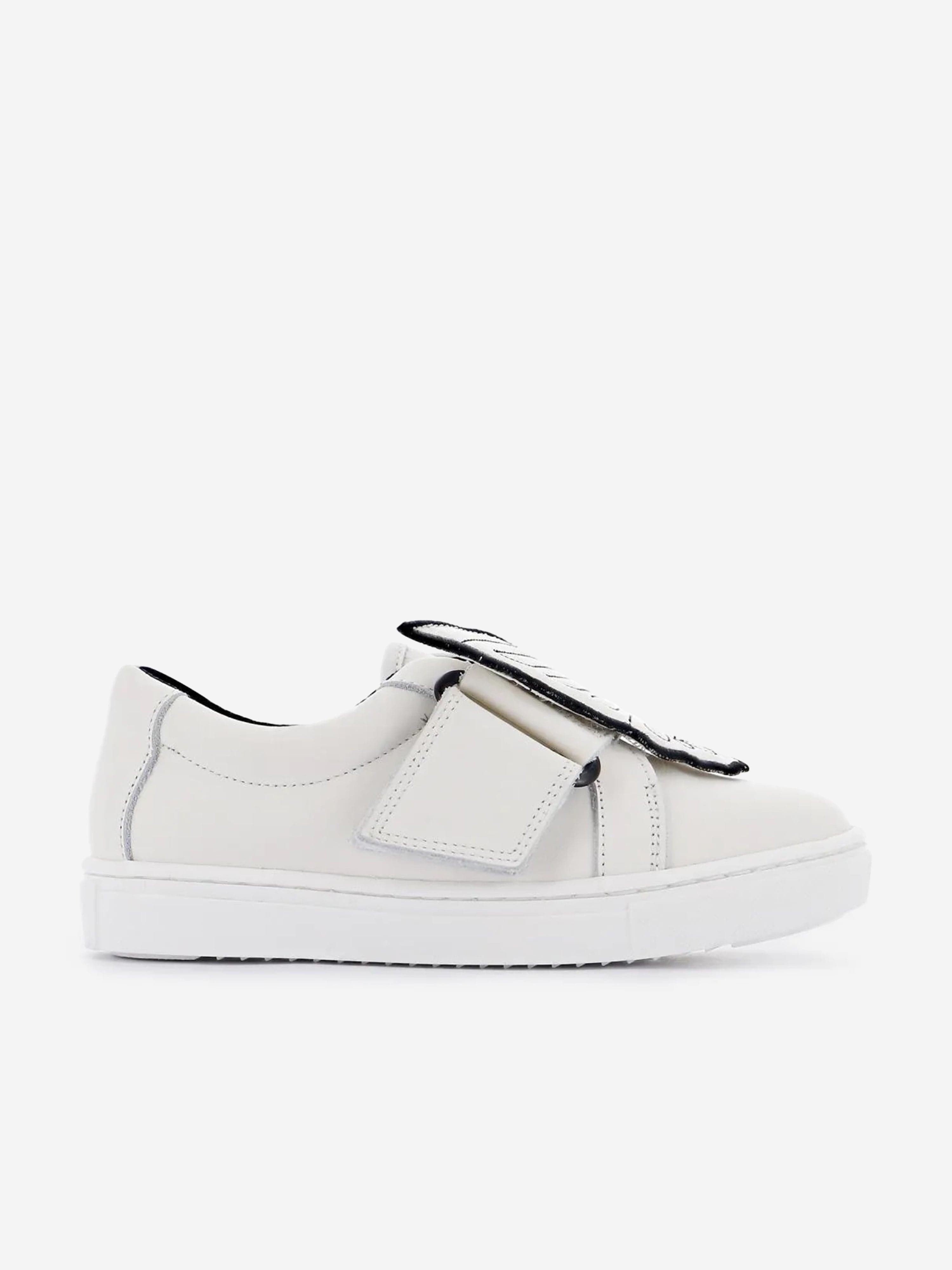 Sophia Webster Girls Leather Heavenly Trainers in White Cheap Pice Original