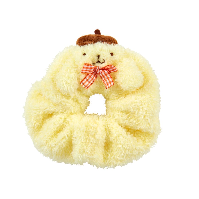 Pompompurin Cozy Plush Scrunchie (Gingham Bow) Marketable Cheap Pice