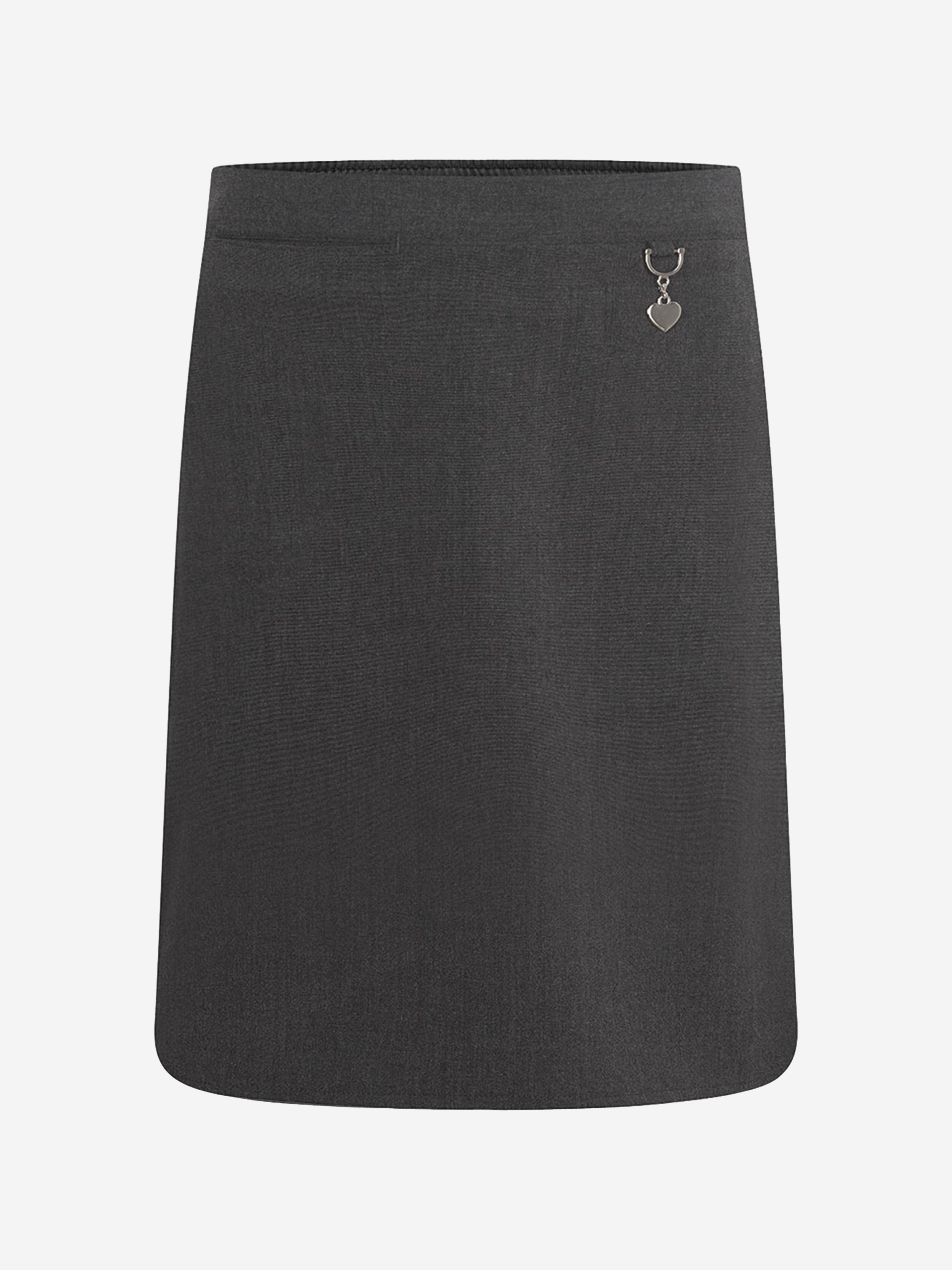 Zeco Girls School Lycra Heart Skirt in Grey Newest For Sale