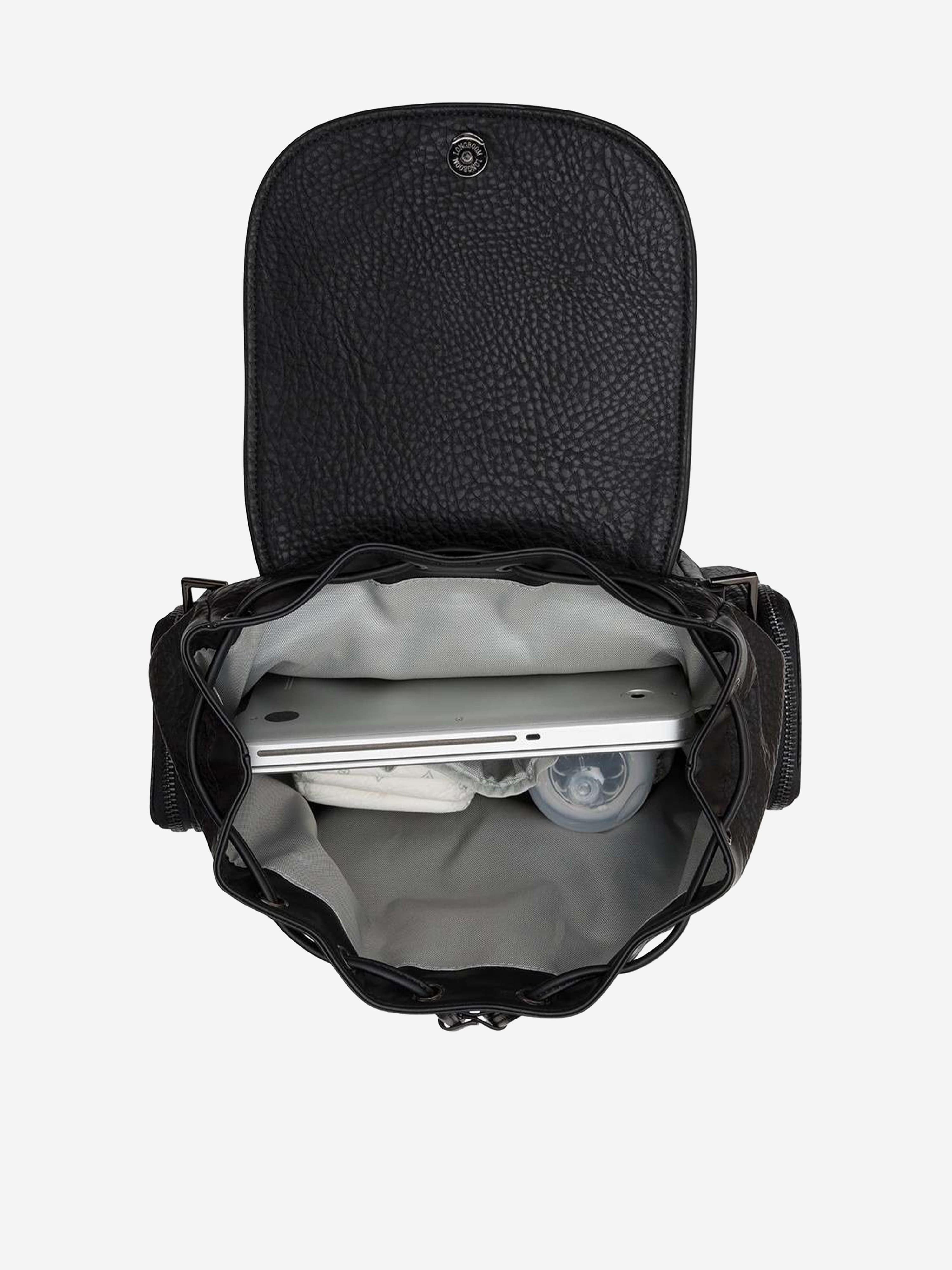 Baby Kaspar Changing Knapsack in Black (34cm) New Arrival Cheap Online