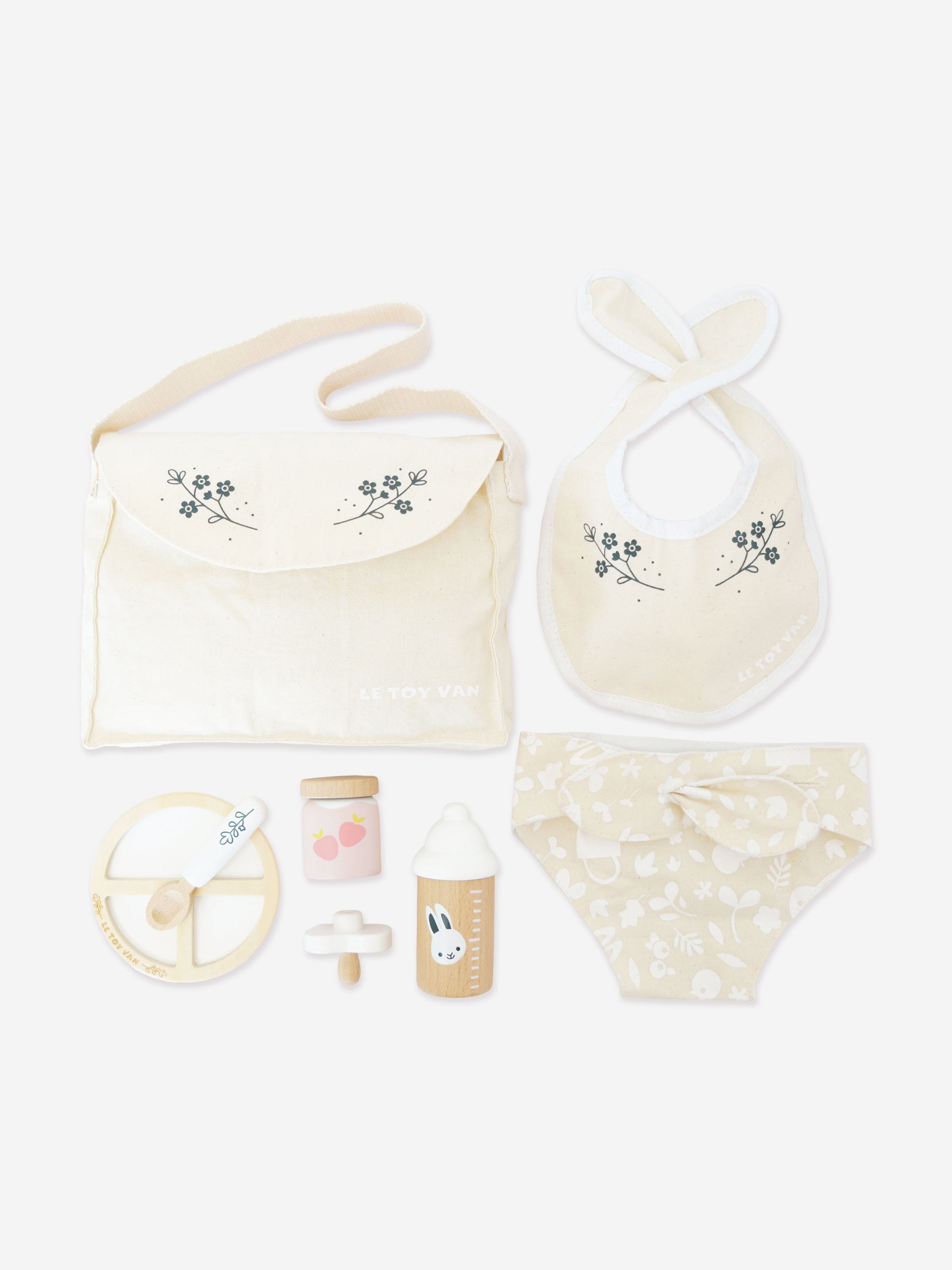 Le Toy Van Dolls Nursing Kit and Bag-8 Piece (30-35cm) Cheap Sale Collections