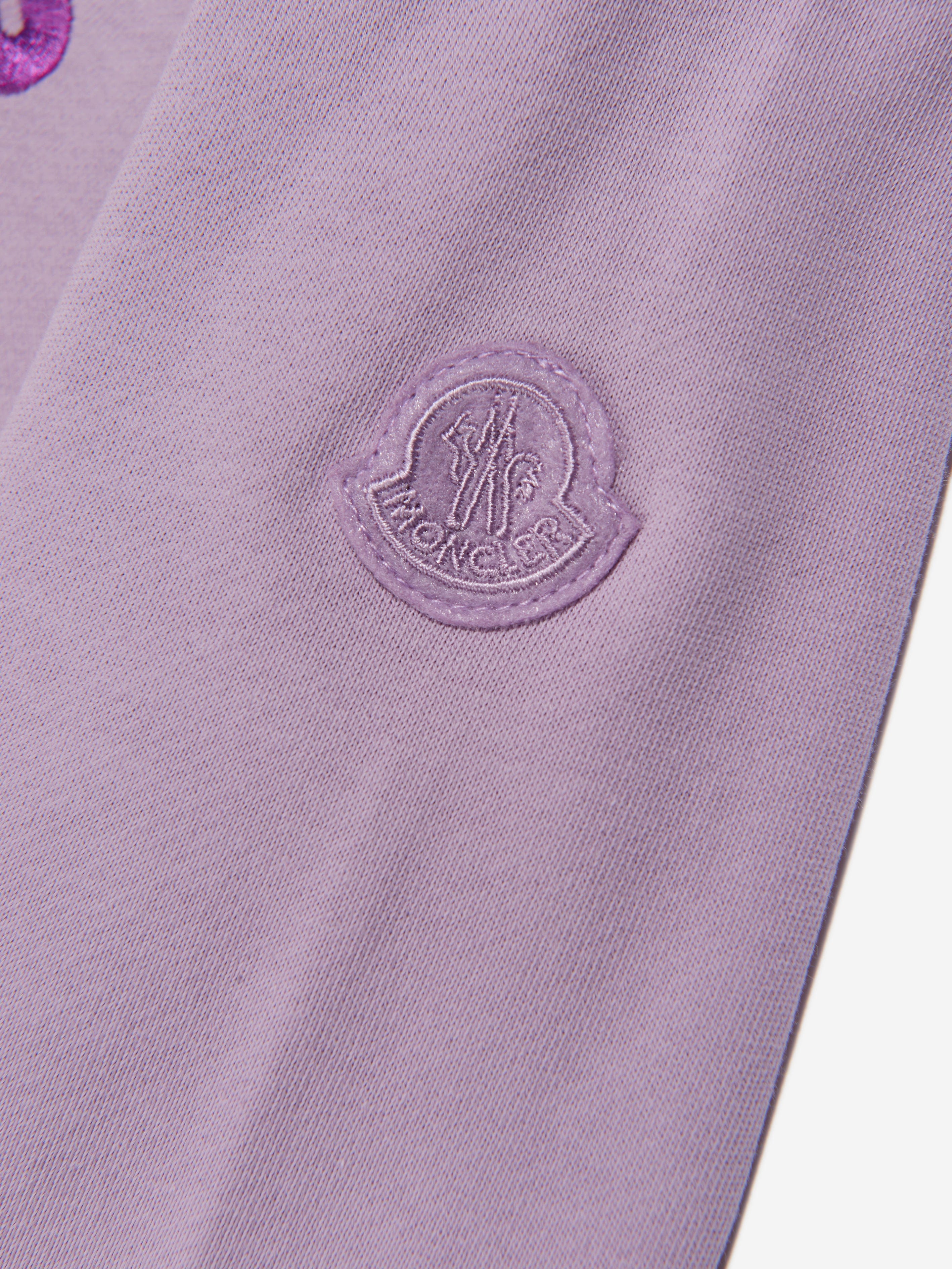 Moncler Enfant Girls Graphic Print Sweatshirt in Lilac Pay With Paypal Cheap Online