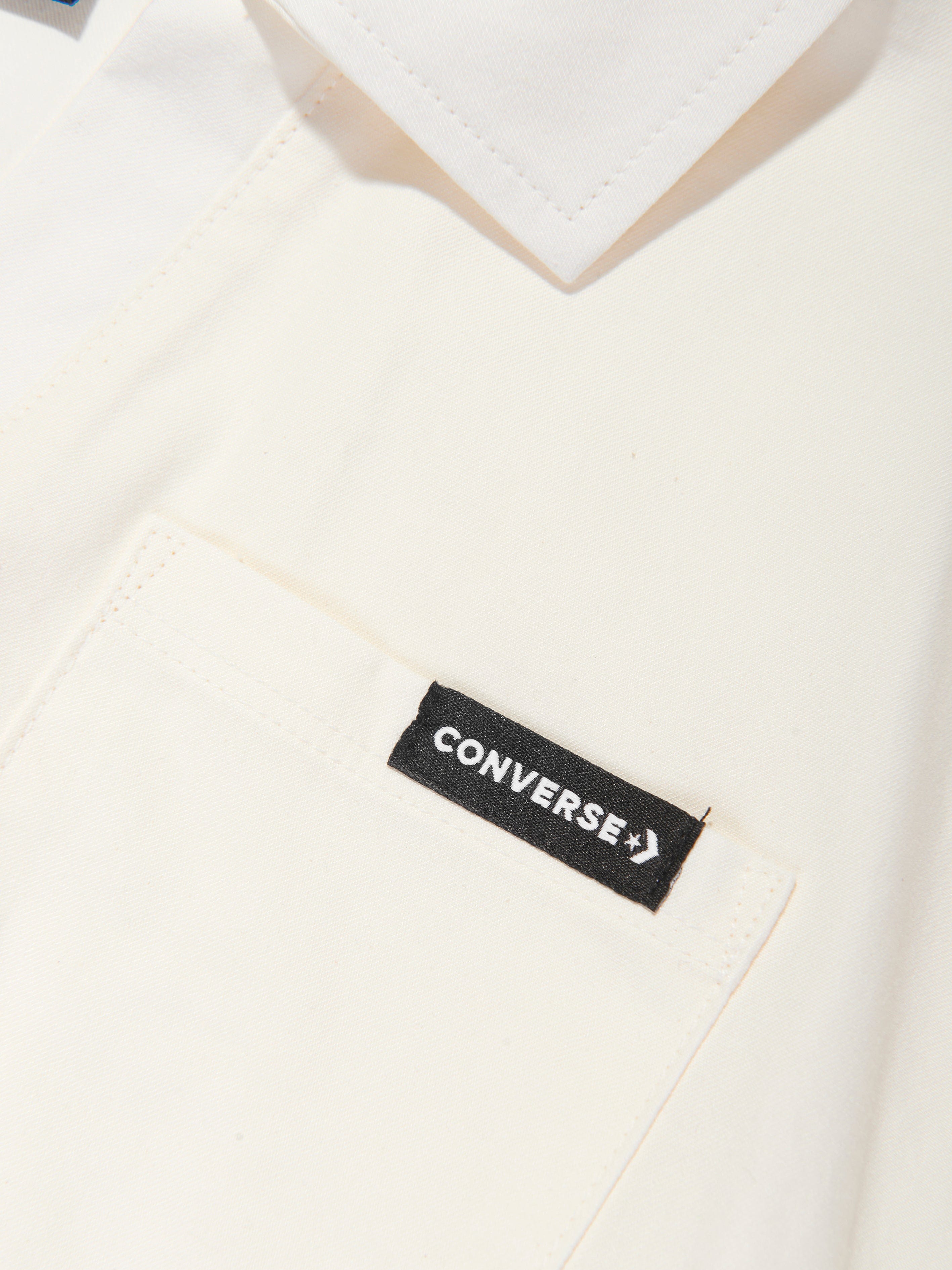 Converse Girls Dolman Pocket Woven Top in Ivory Sale Online Cheap