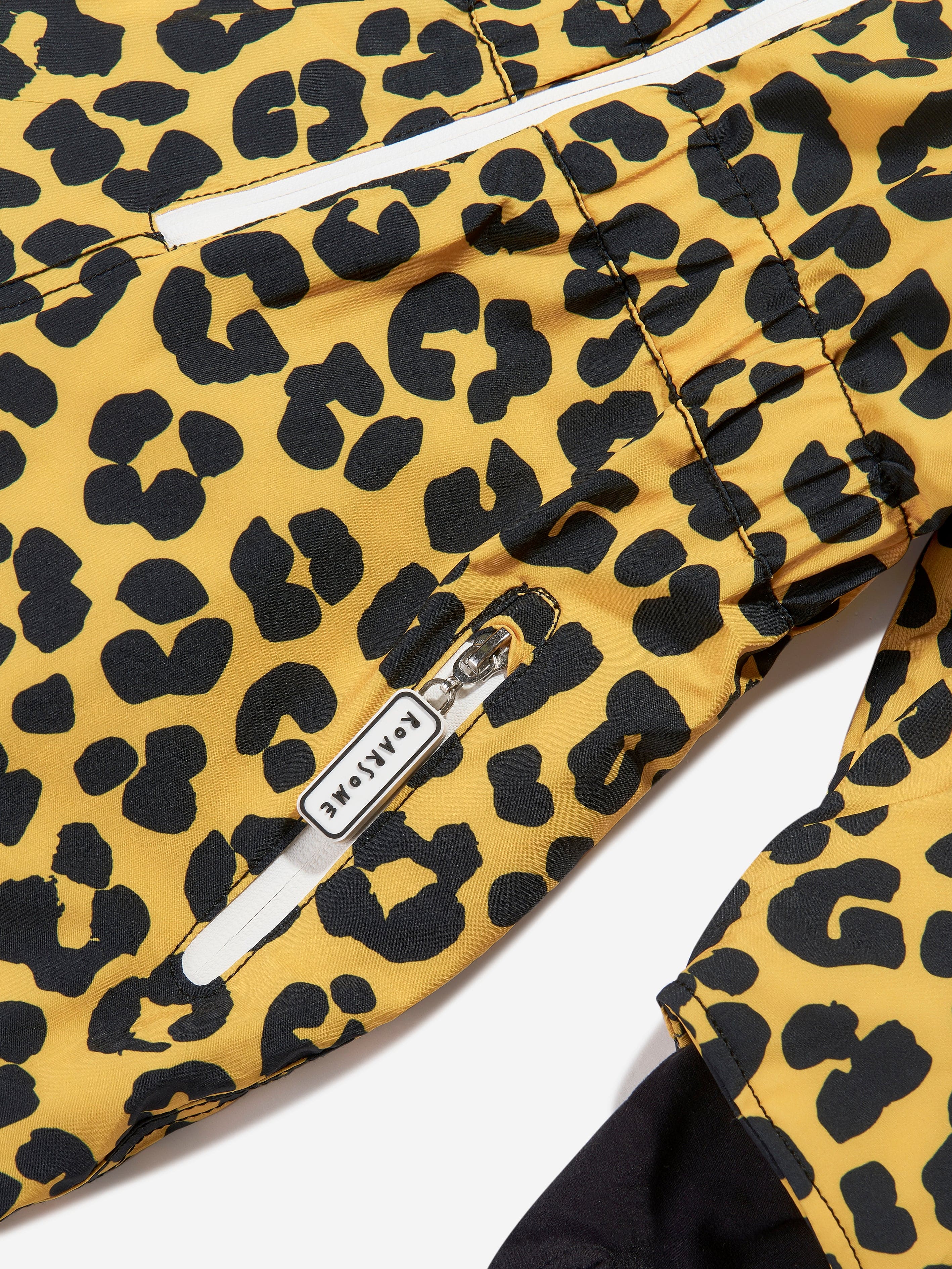 Roarsome Kids Leopard Ski Suit in Yellow Discount Release Dates