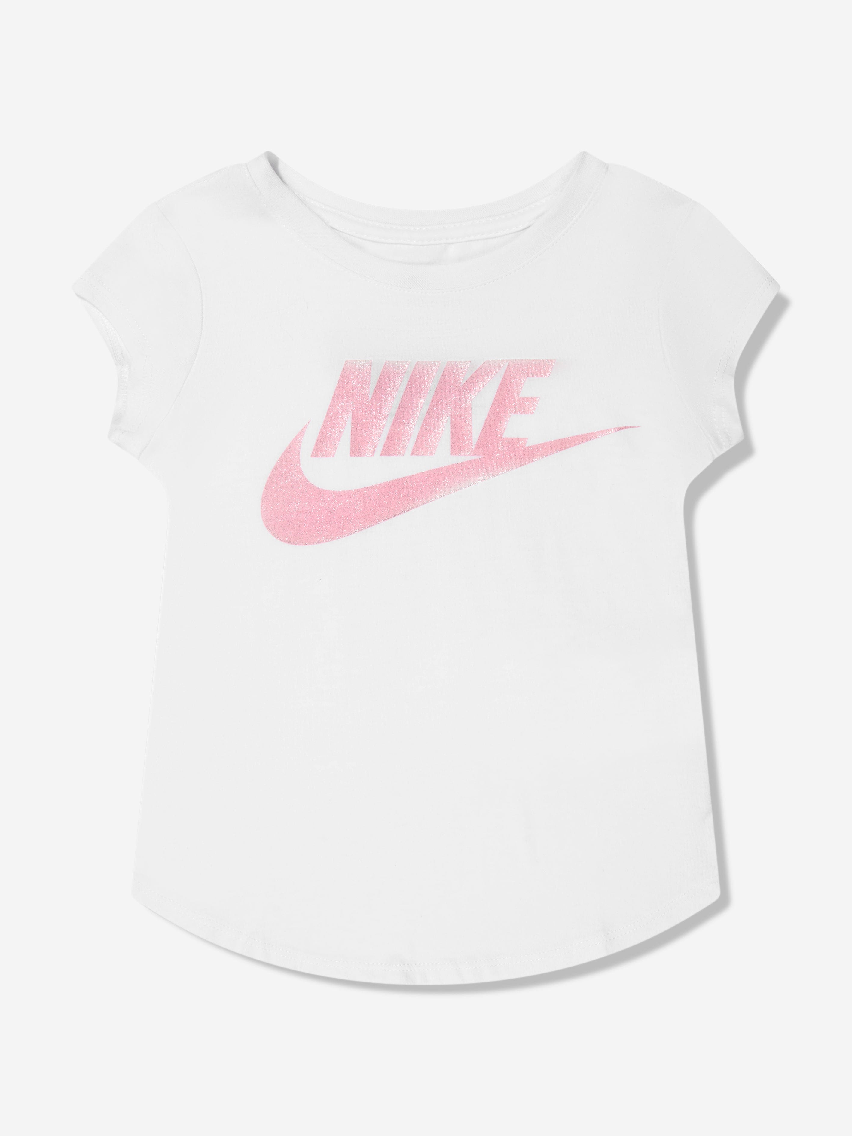 Nike Girls Futura T-Shirt in White Free Shipping Browse