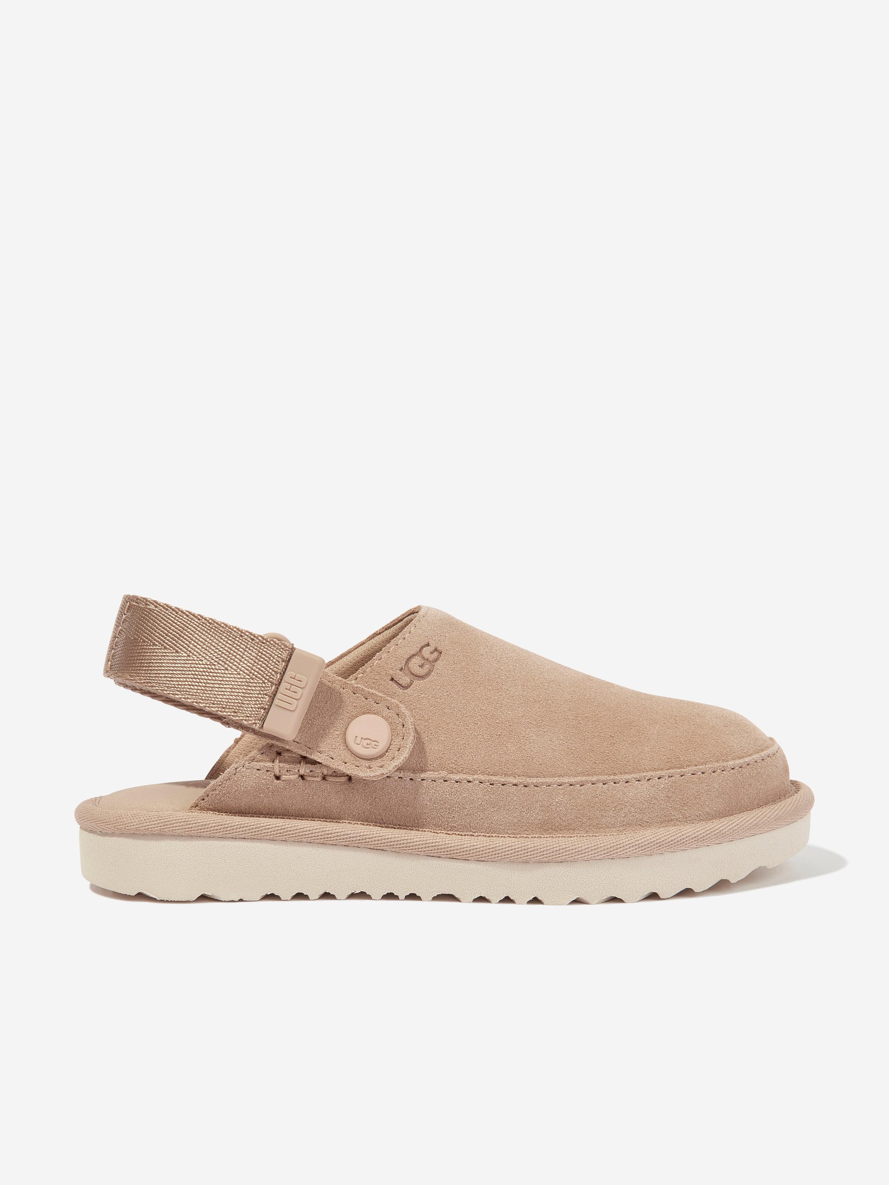 UGG Kids Goldenstar Clog in Beige With Paypal Online