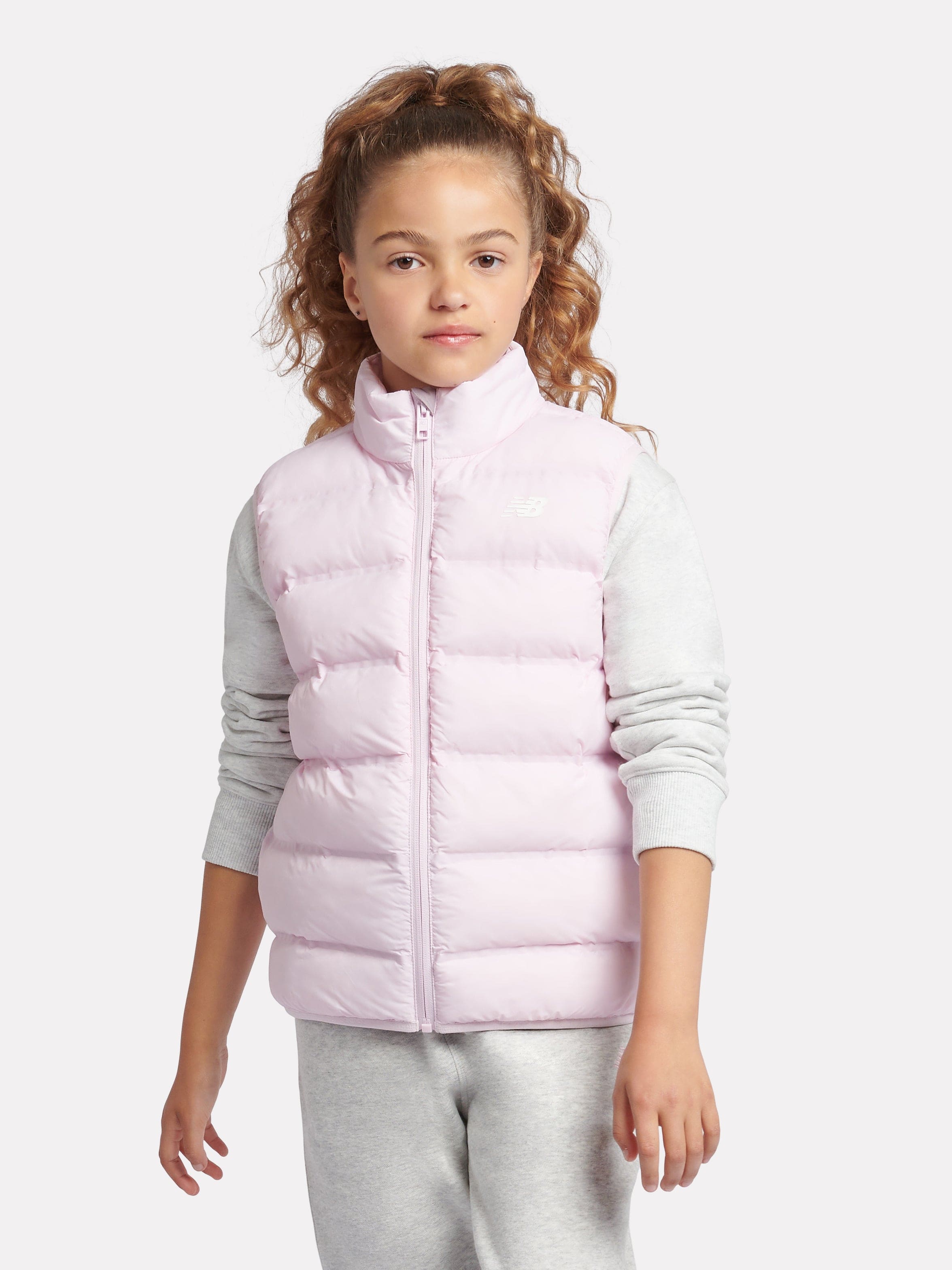 New Balance Girls Bond Quilted Gilet in Pink Buy Cheap Visit