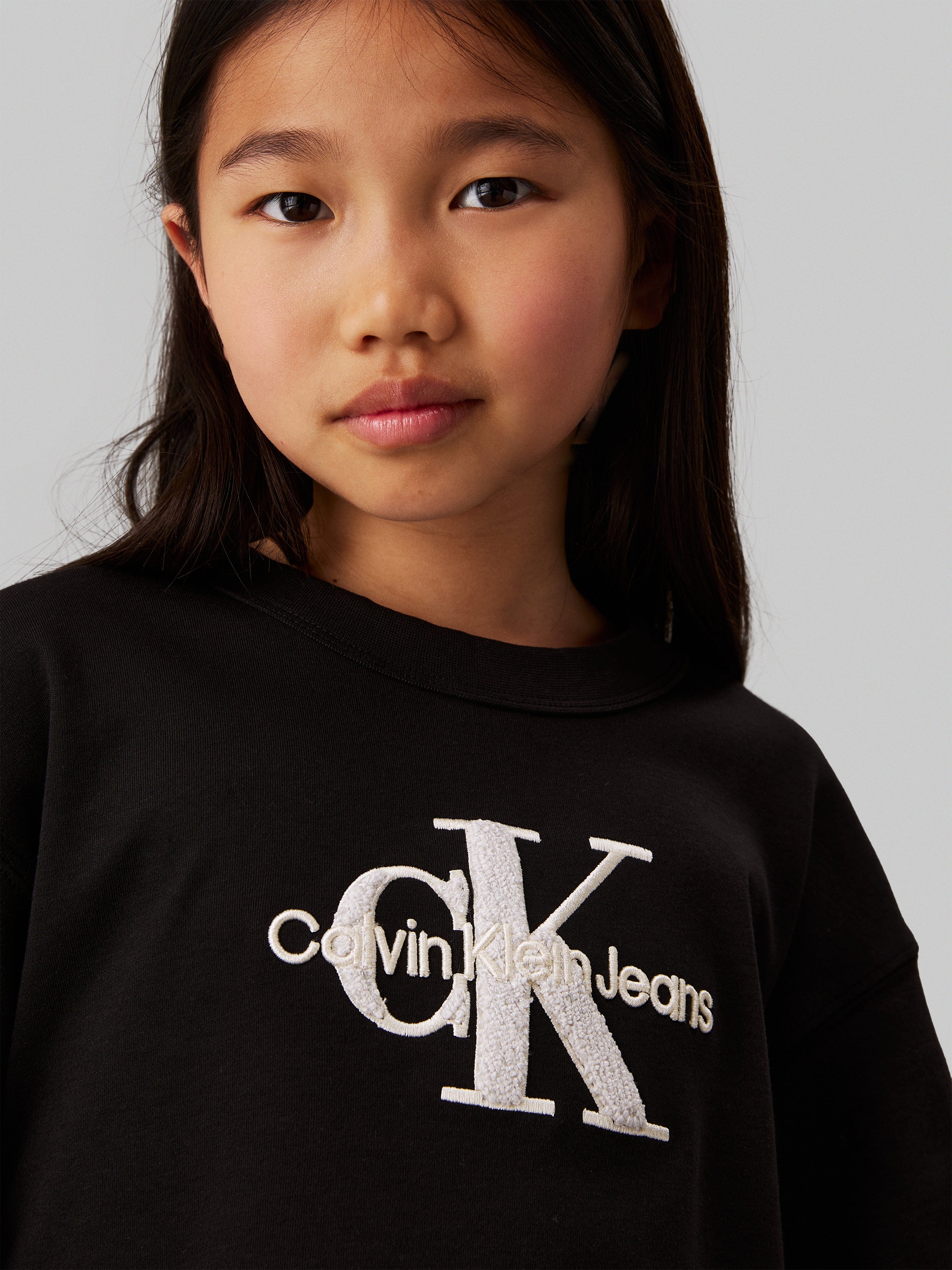 Girls Teddy Monologo T-Shirt in Black Cheap Pice From China