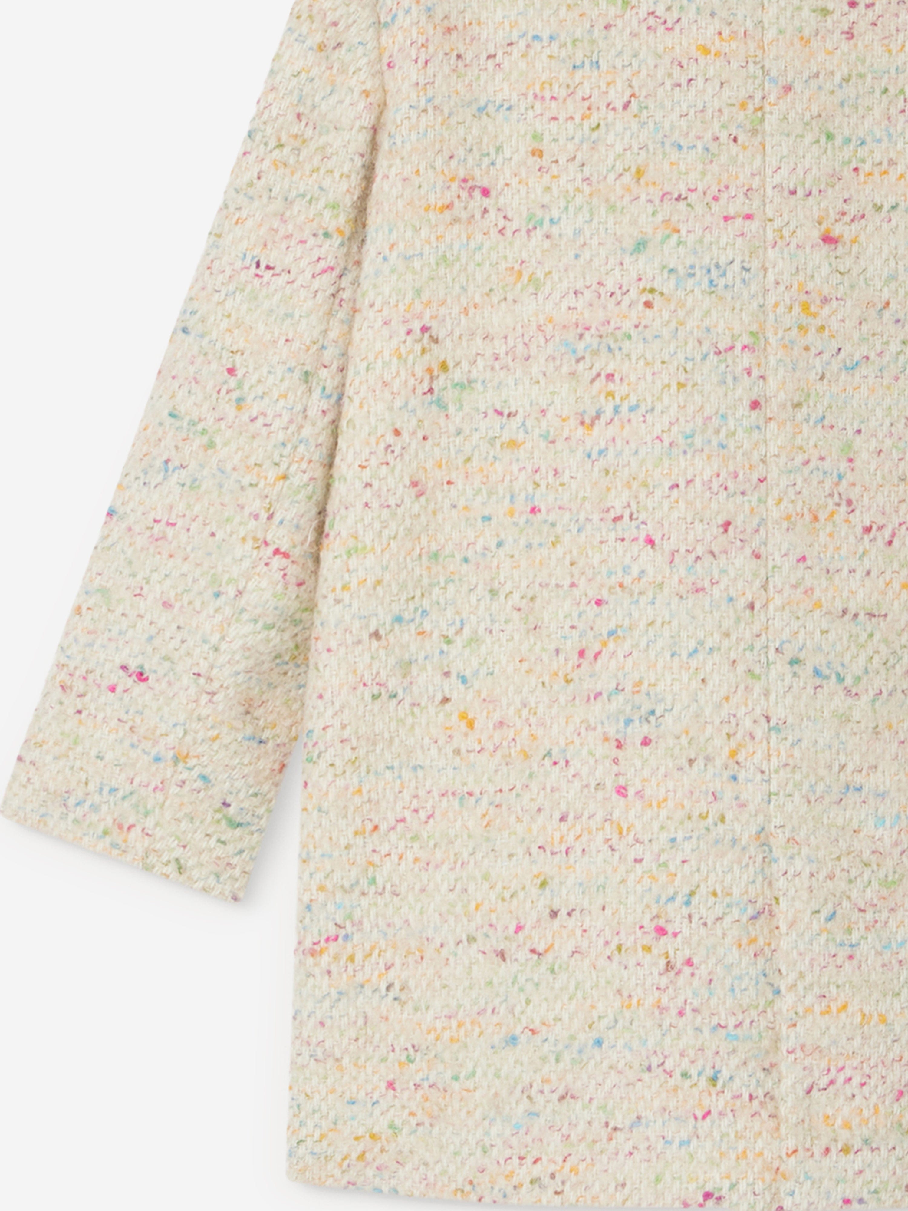 Bonpoint Girls Gloriane Lon Coat in Multicolour Discount Tumblr