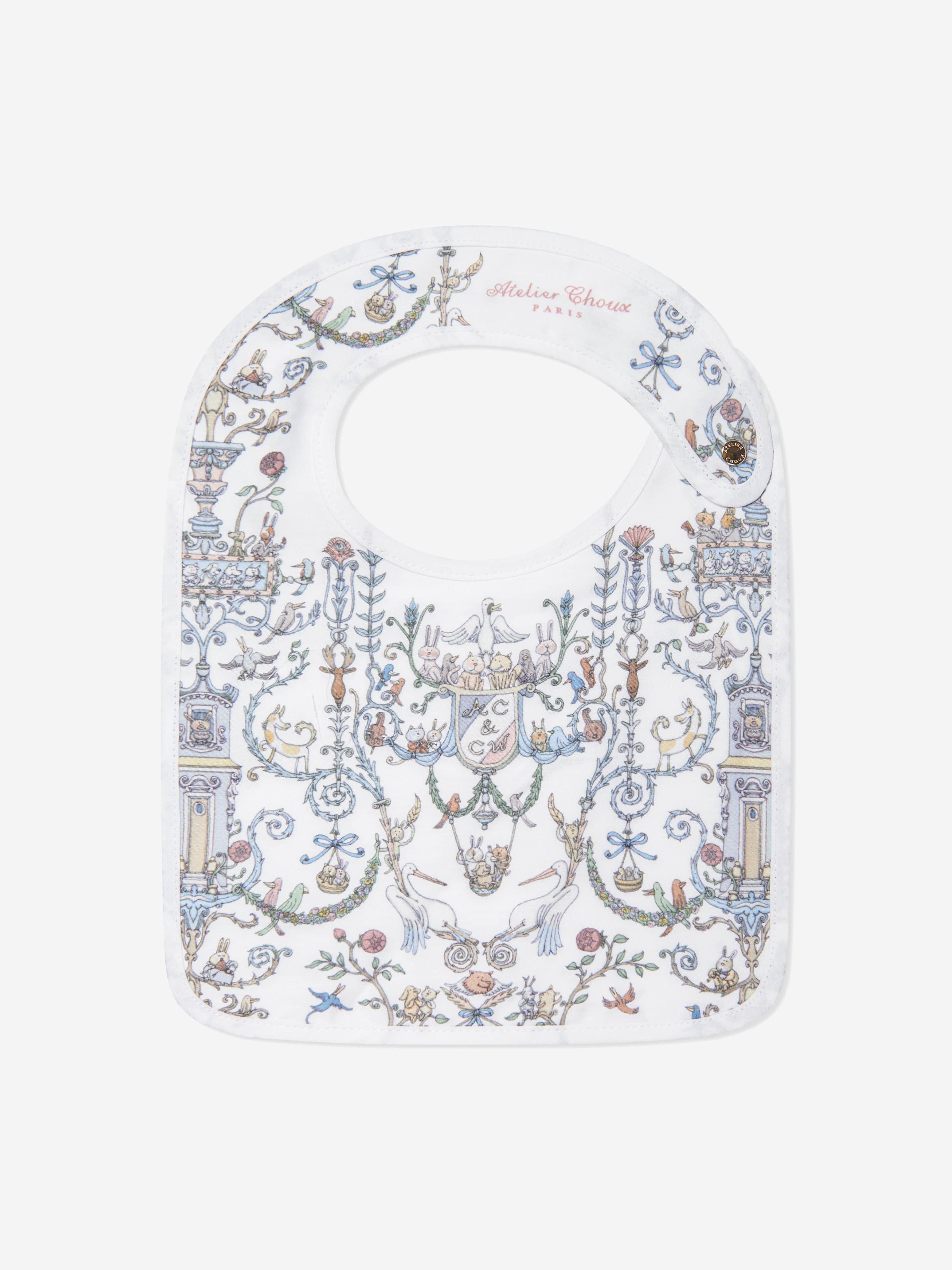 Atelier Choux Baby Satin Toile De Jouy Atelier Choux & Caitlin Wilson Bib in Multicolour Low Pice Fee Shipping Sale Online