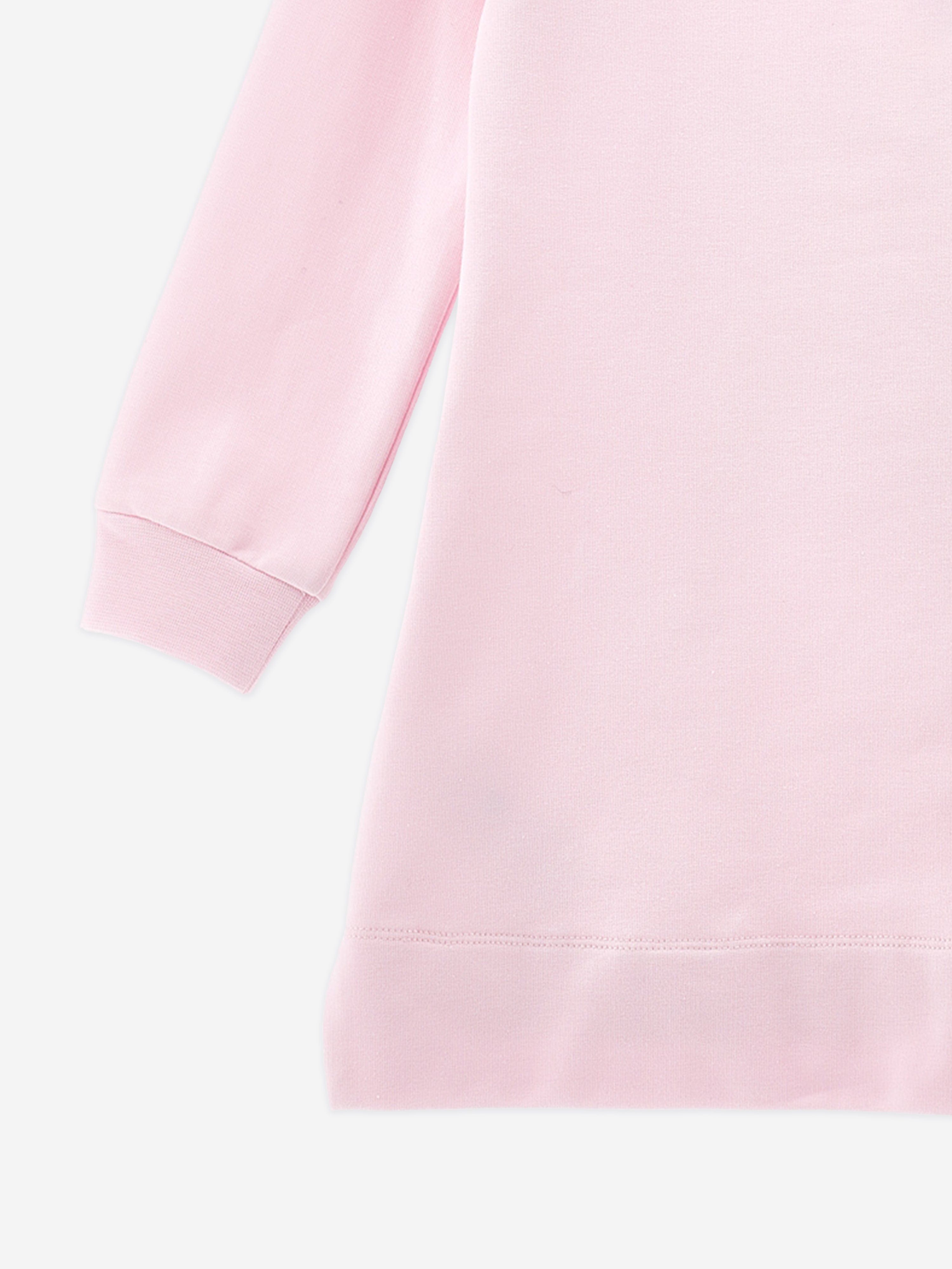 Girls Bambi Sweater Dress in Pink Sale Cost