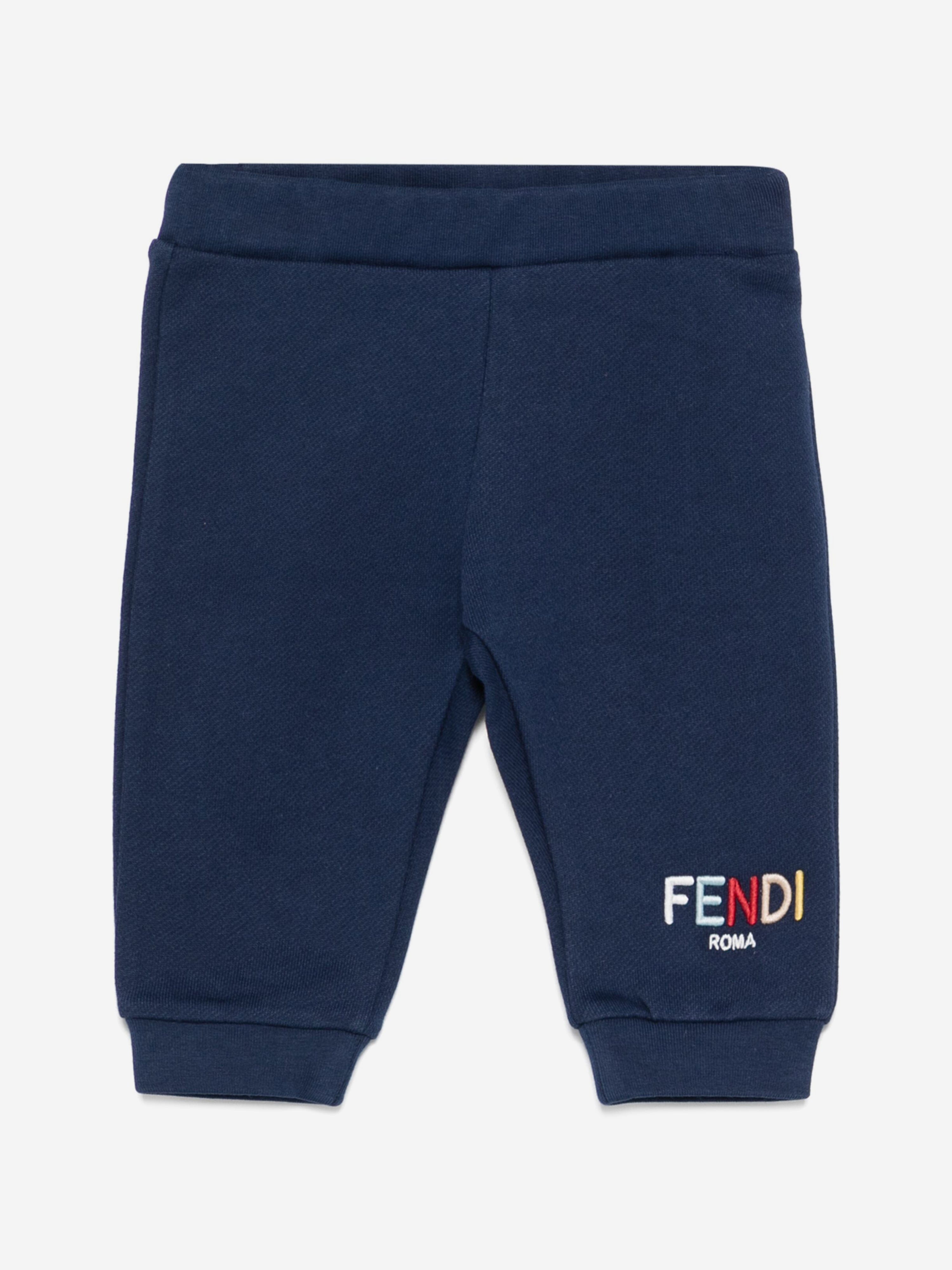Baby Girls Logo Joggers in Navy Discount With Mastercard