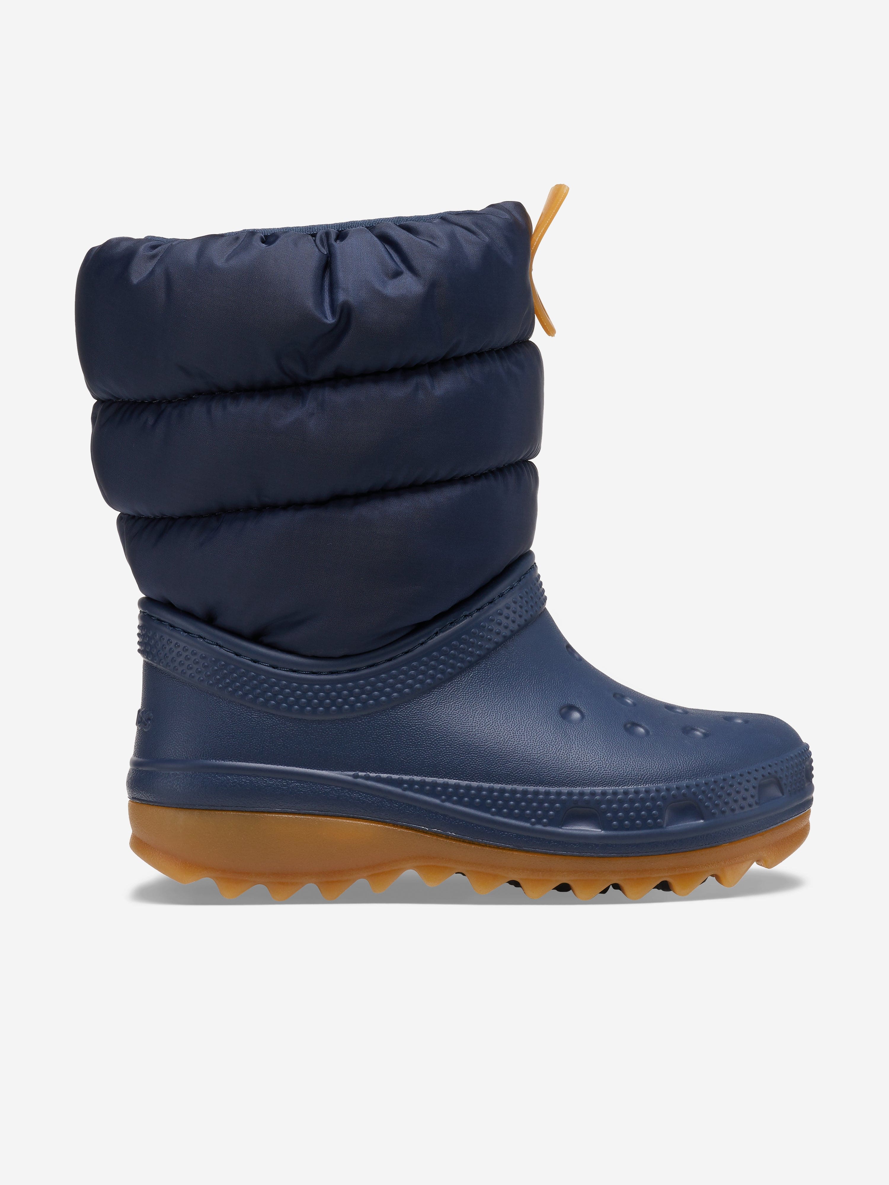 Crocs Kids Classic Neo Puff Boots in Navy Footlocker Pictures Online