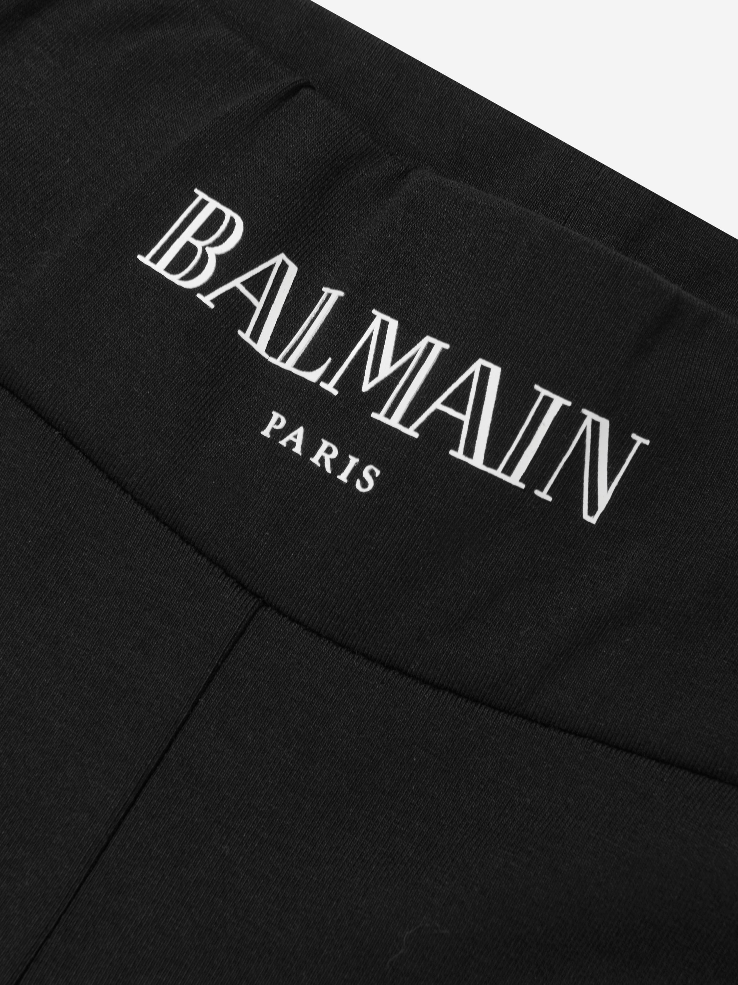 Balmain Girls Flared Logo Leggings in Black Largest Supplier Cheap Pice