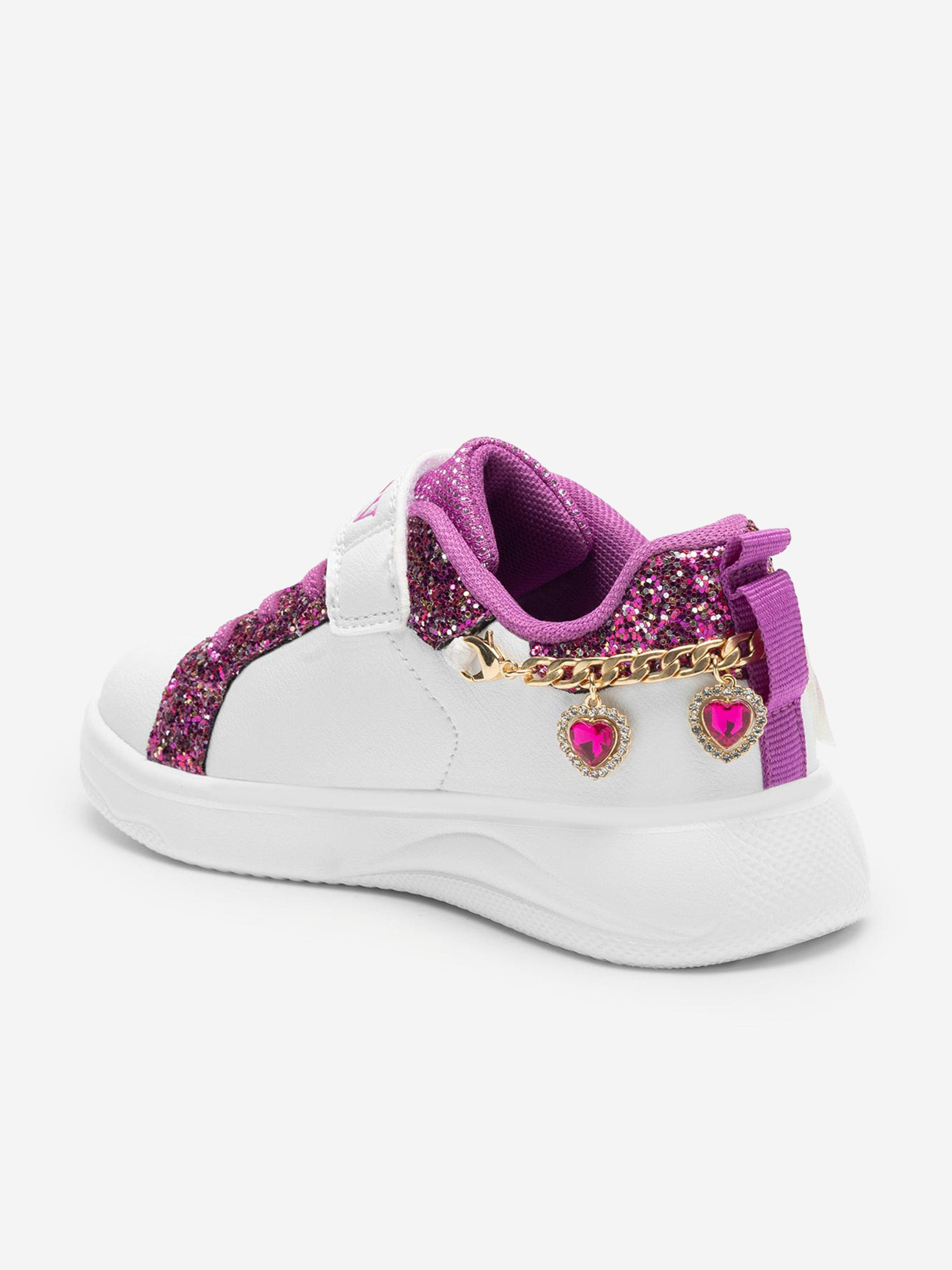 Lelli Kelly Girls Gioiello Chain Bracelet Trainers in White Best Pices Cheap Pice