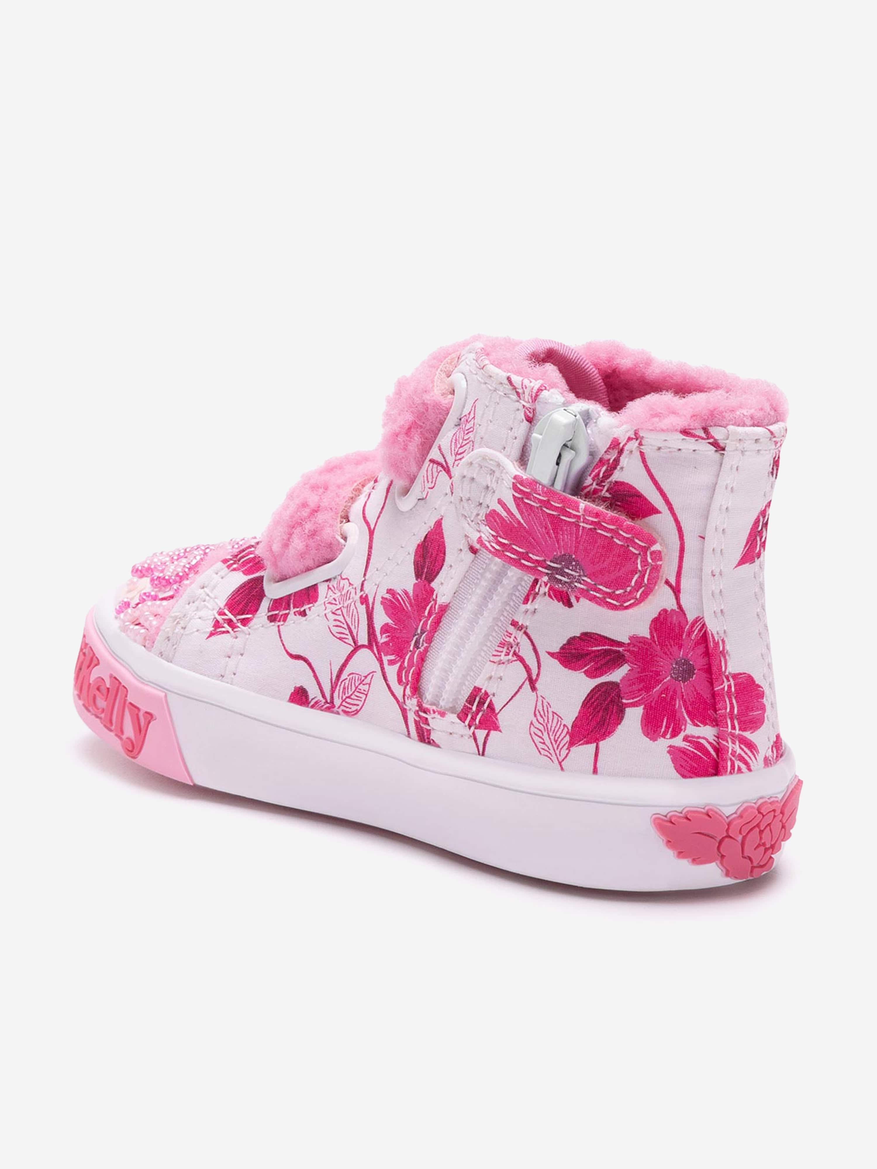 Lelli Kelly Girls Brooke Mid Baseball Boots in White Clearance For Cheap