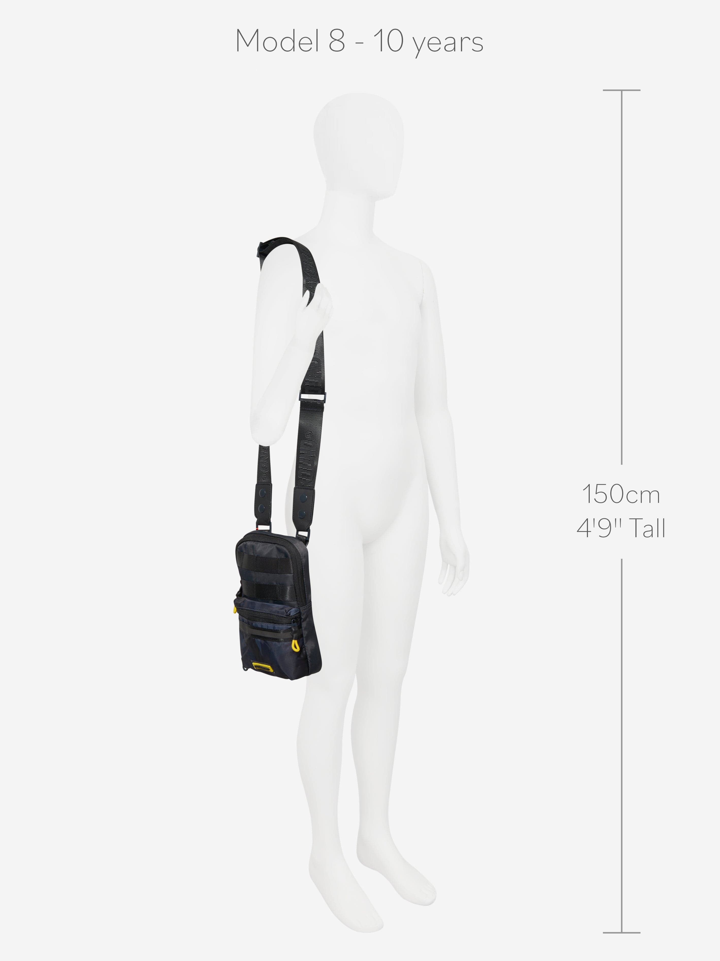 Sprayground Kids Special OPS V2 Sling Bag in Grey (23cm) Clearance Pices